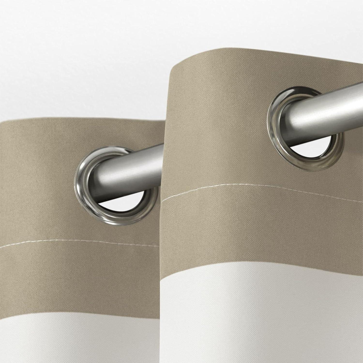 Longshore Tides Agim Polyester Semi Sheer Curtain Pair (Set of 2)