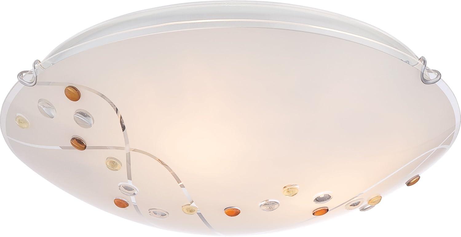 Quoizel Stellar 3-Light Polished Chrome Flush Mount Light