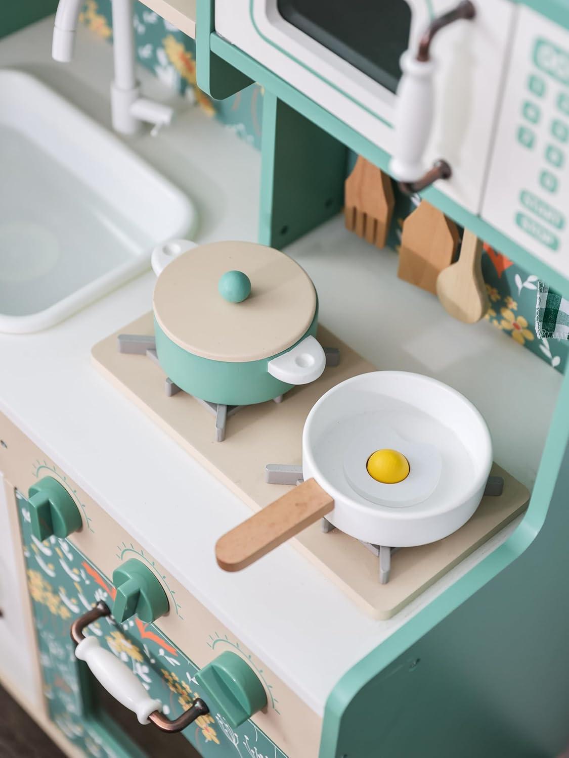 Classic Toy Classic World Vintage Wood Kitchen