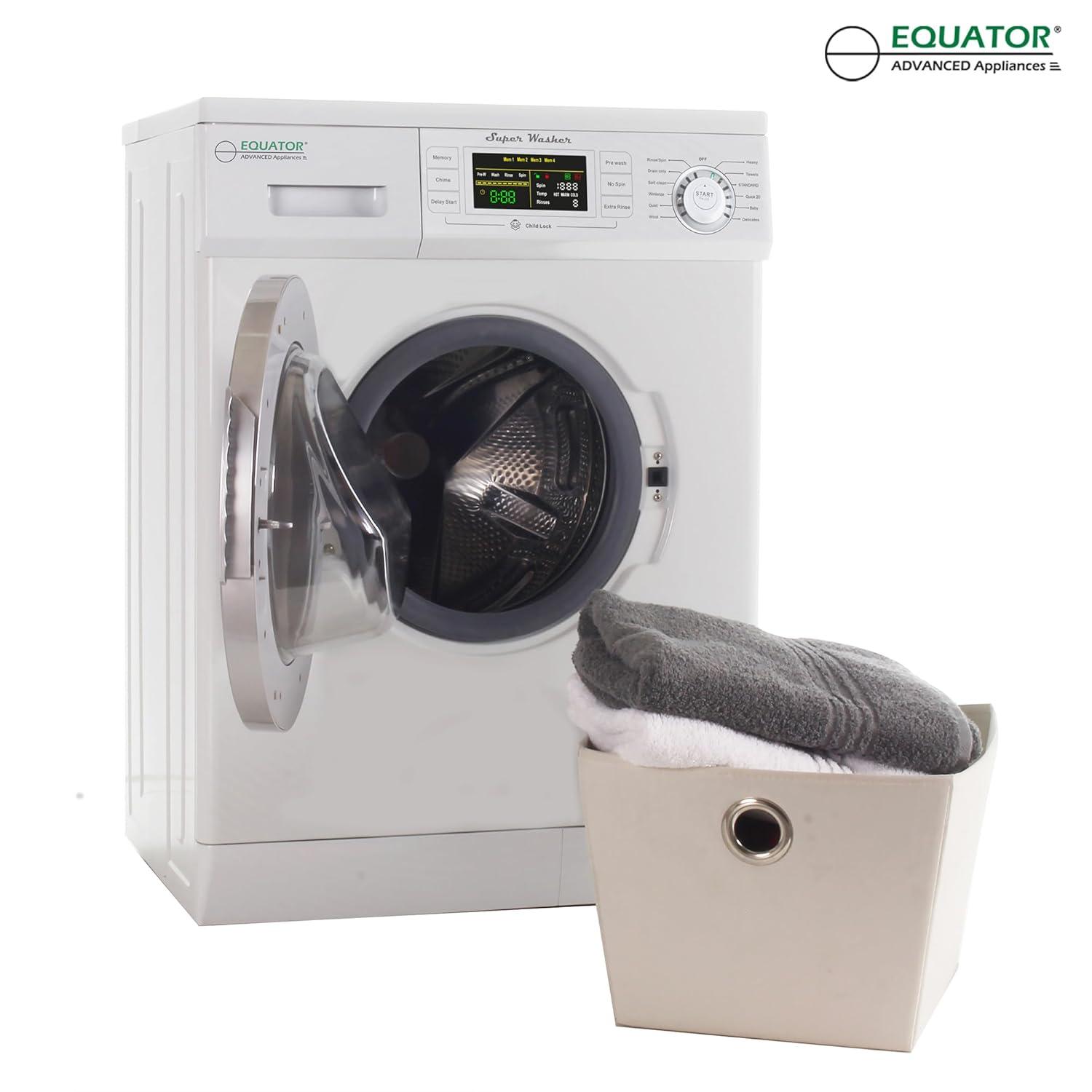 Equator Ultra Compact Short Vented SENSOR Dryer 2.6cf/10lb LED Ops 110V/1400W