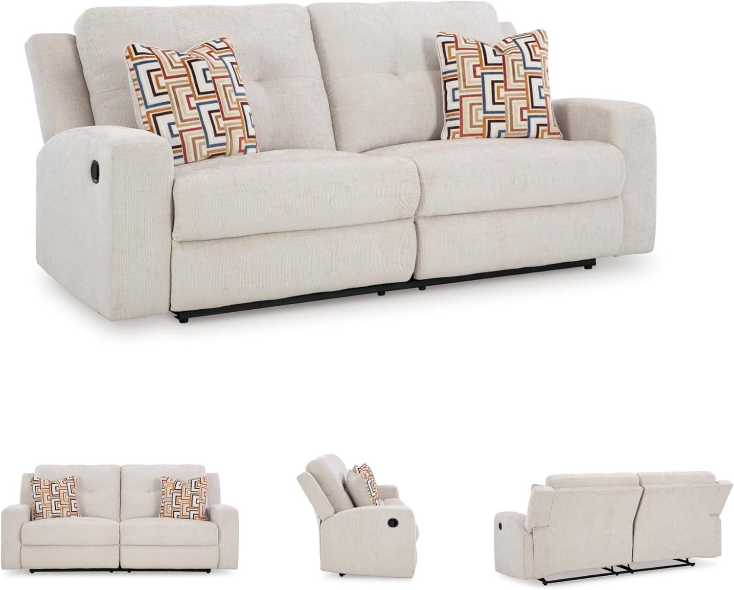 Signature Design by Ashley Danum Beige Reclining Sofa