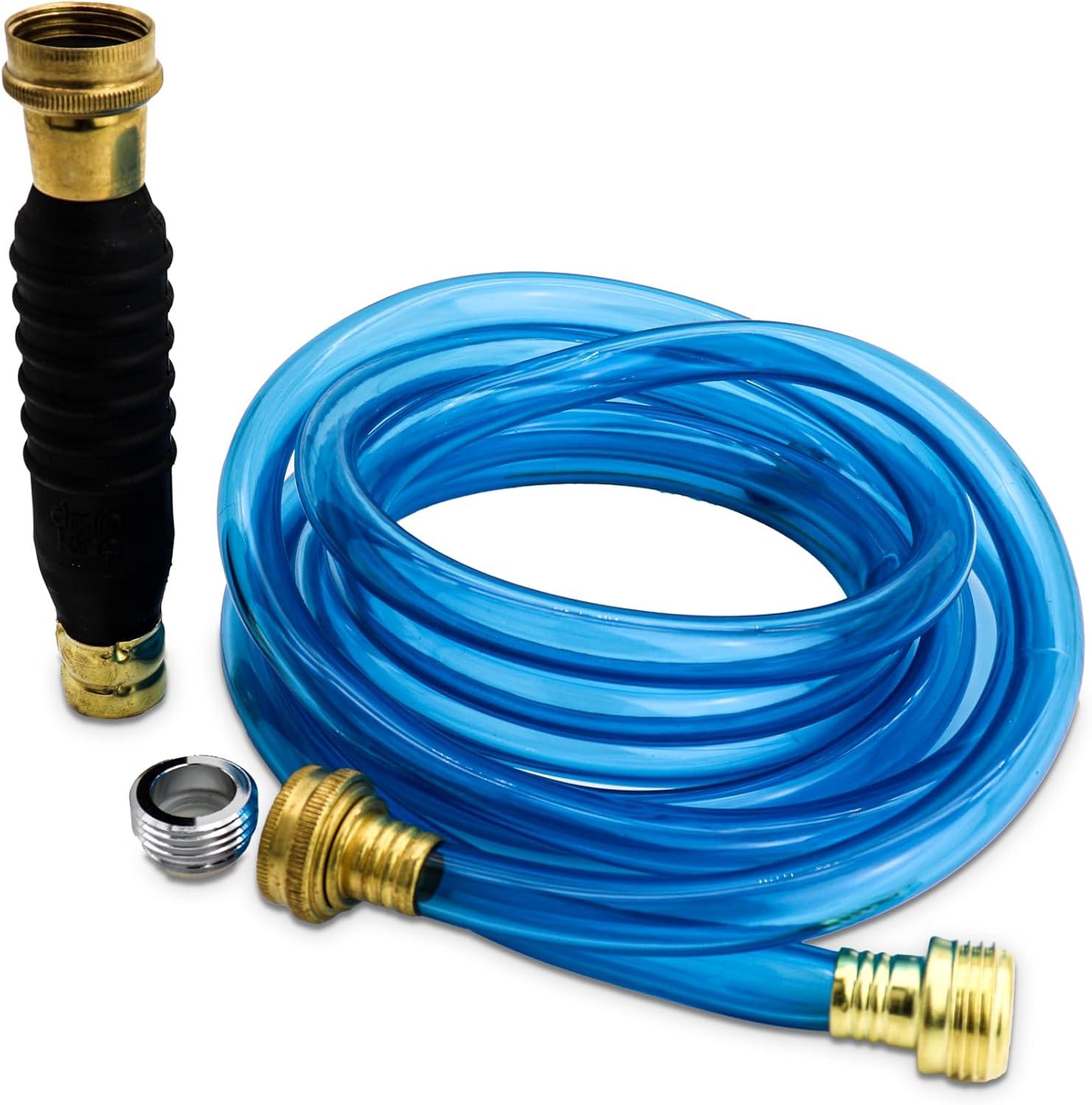 Drain King 10 ft Blue Hose Drain Unclogging Kit