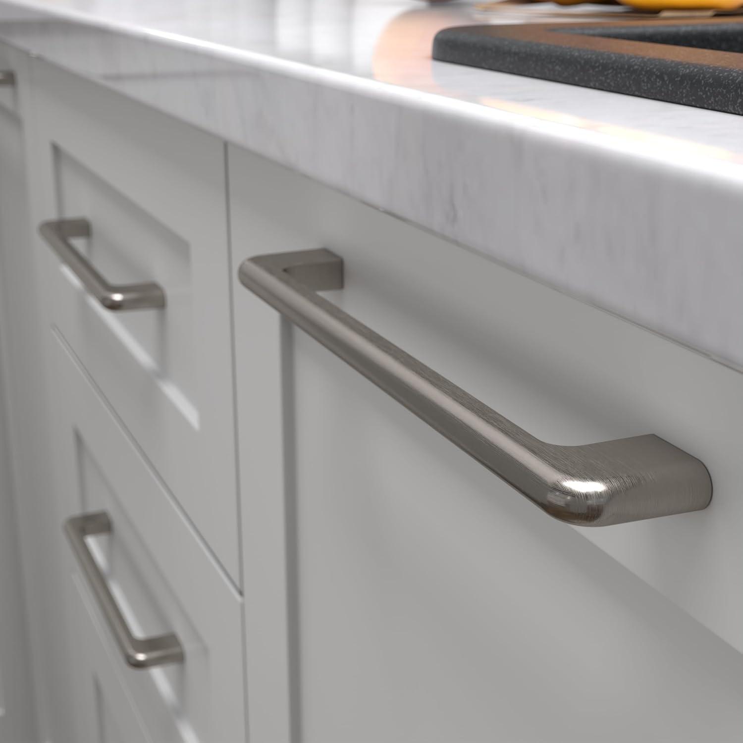 Hickory Hardware H076702-CH-10B 128 mm CC Forge Cabinet Pull, Polished Chrome - Pack of 10