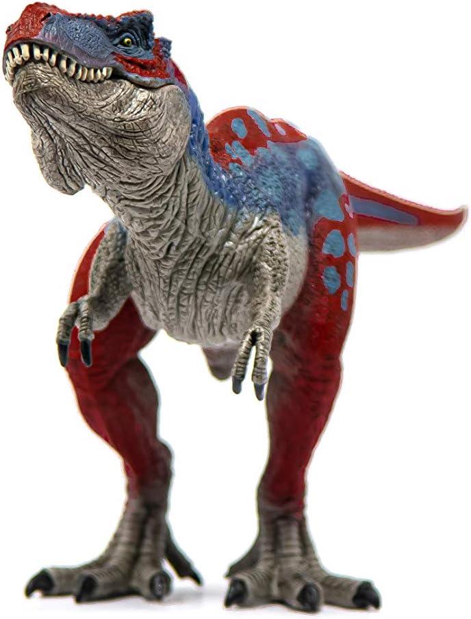 Large Blue and Yellow Realistic Dinosaur Figurine