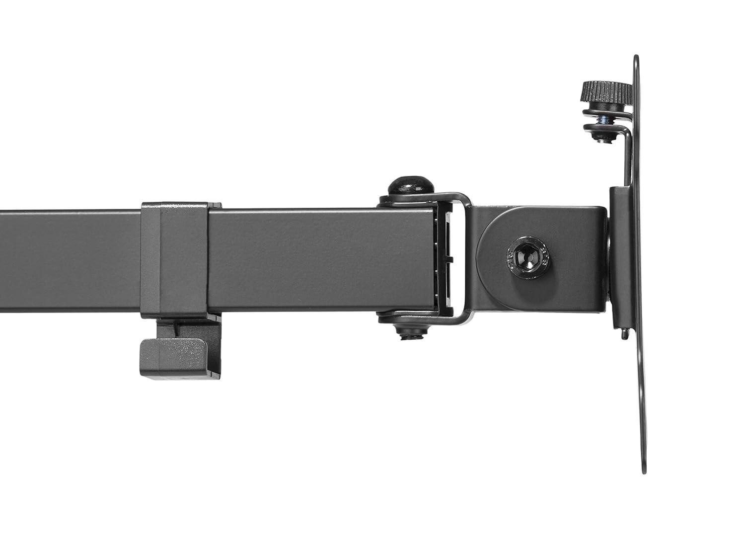 Amer Black Steel Single Monitor Articulating Arm Mount