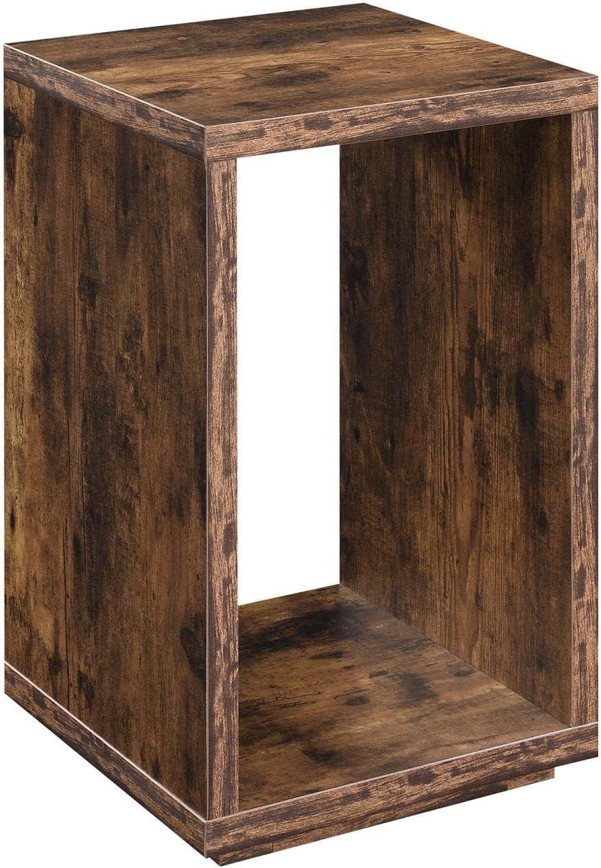 Convenience Concepts Northfield Admiral End Table with Shelf, Barnwood