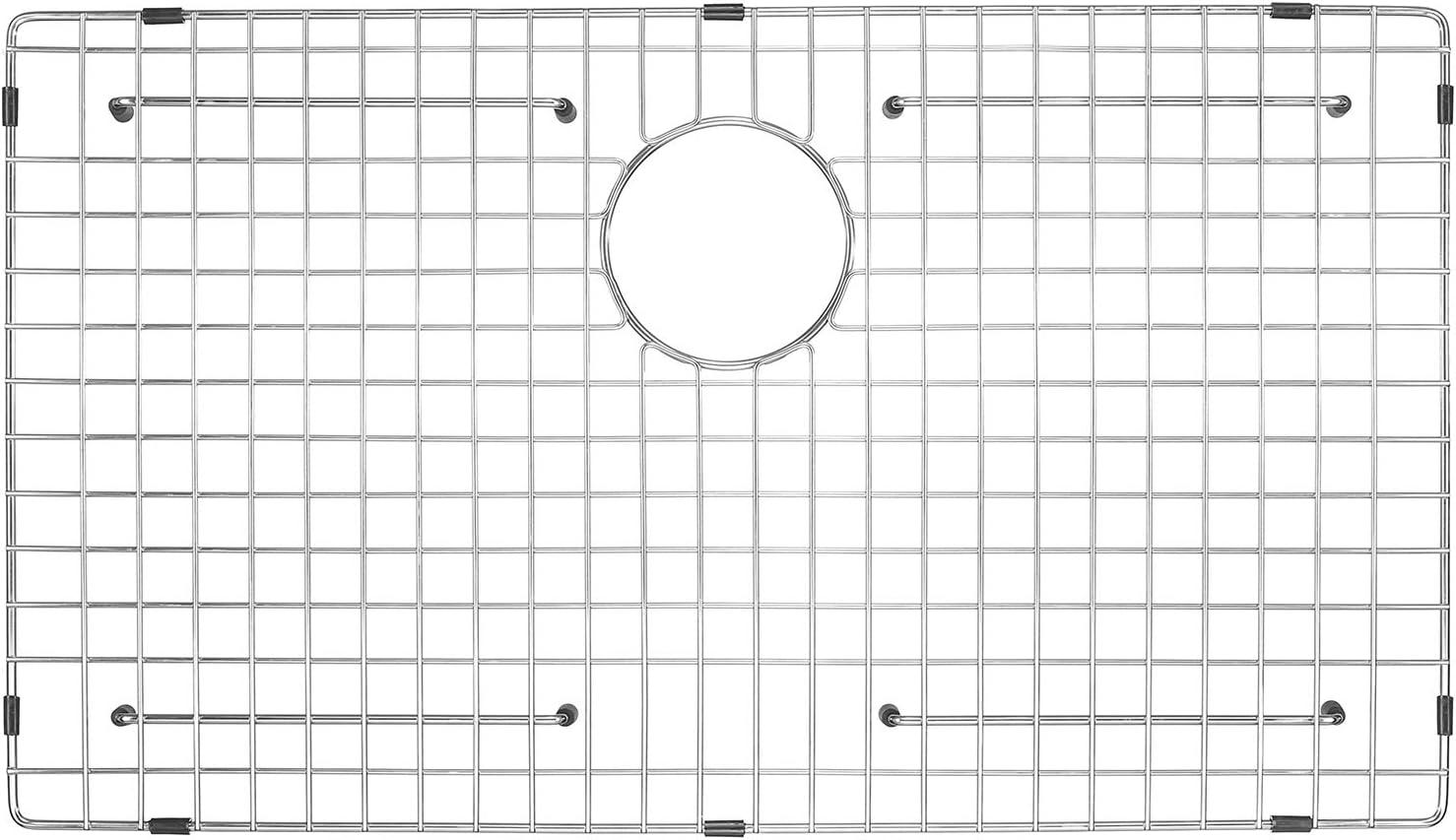 29.69-in x 15.67-in Rear Drain Heavy-Duty Stainless Steel Sink Grid