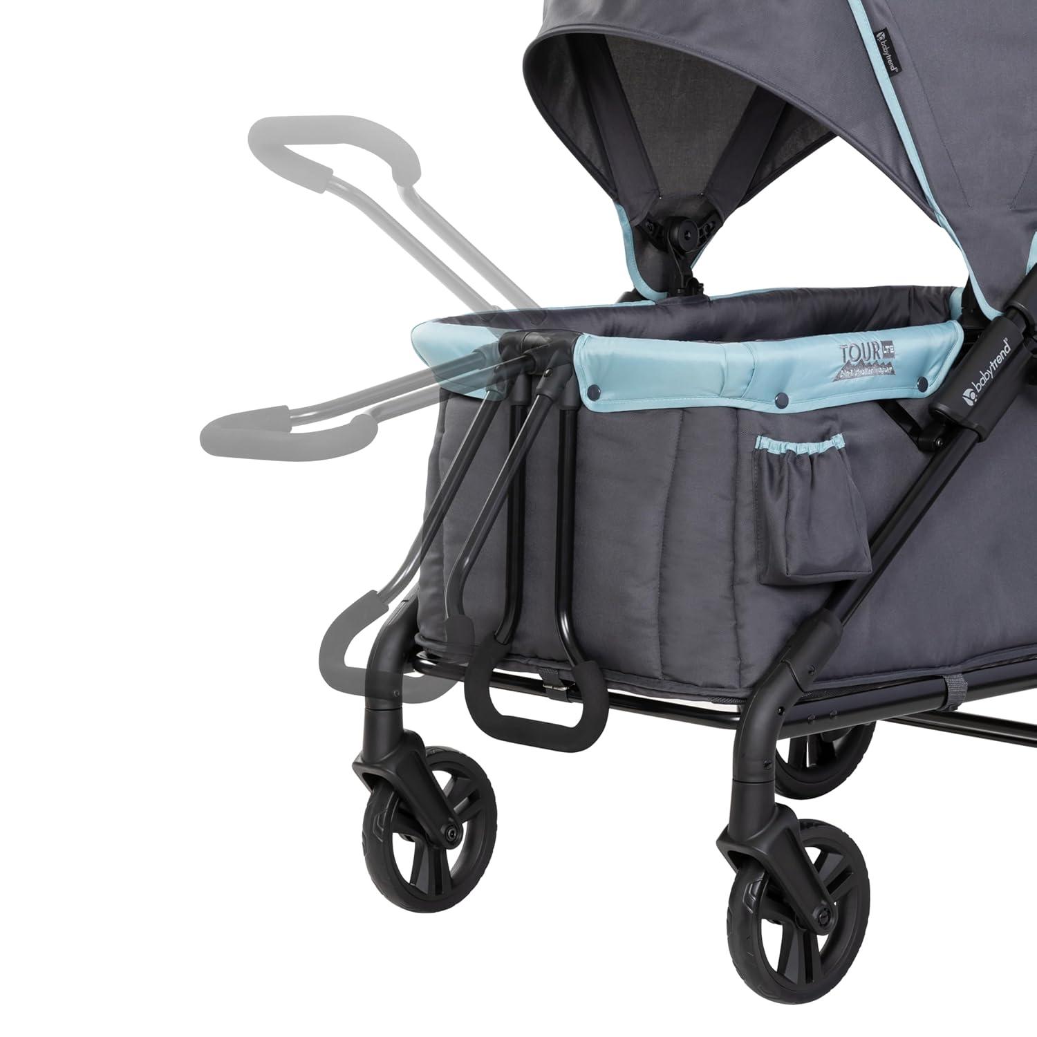 Baby Trend Baby Trend Foldable 4 Wheel Multi-Child Stroller with Storage