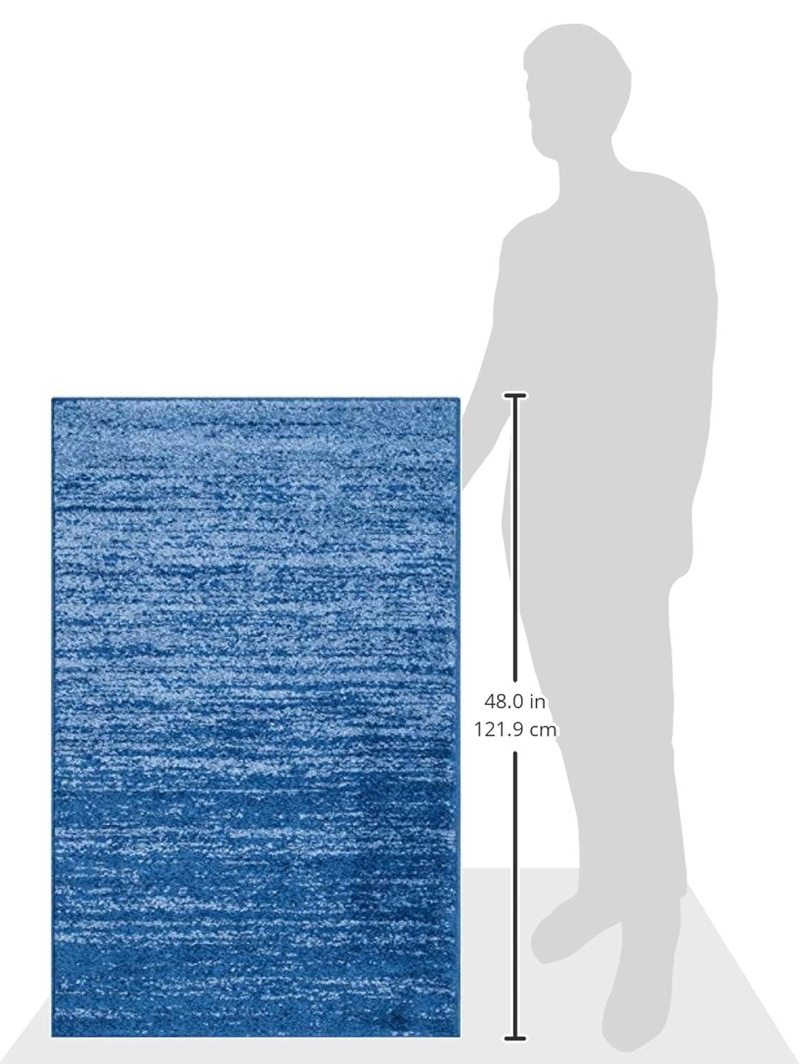 Adirondack ADR113 Machine Made Indoor Accent Rug - Light Blue/Dark Blue - 2'-6"x4' - Safavieh
