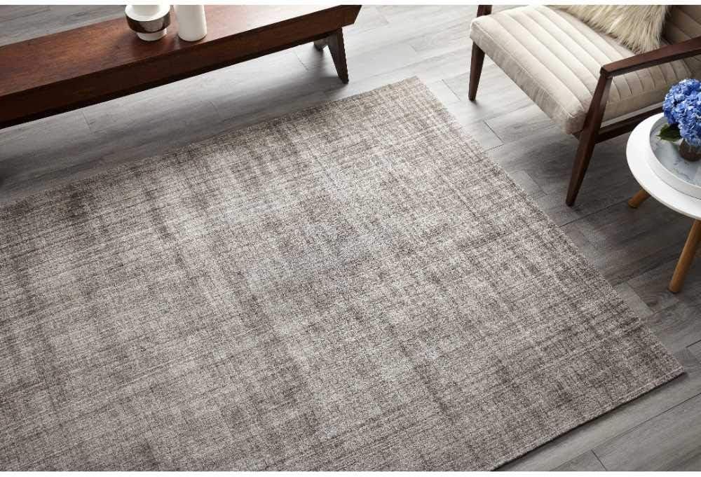 Fawn Hand-Knotted Wool and Viscose 9' x 12' Area Rug