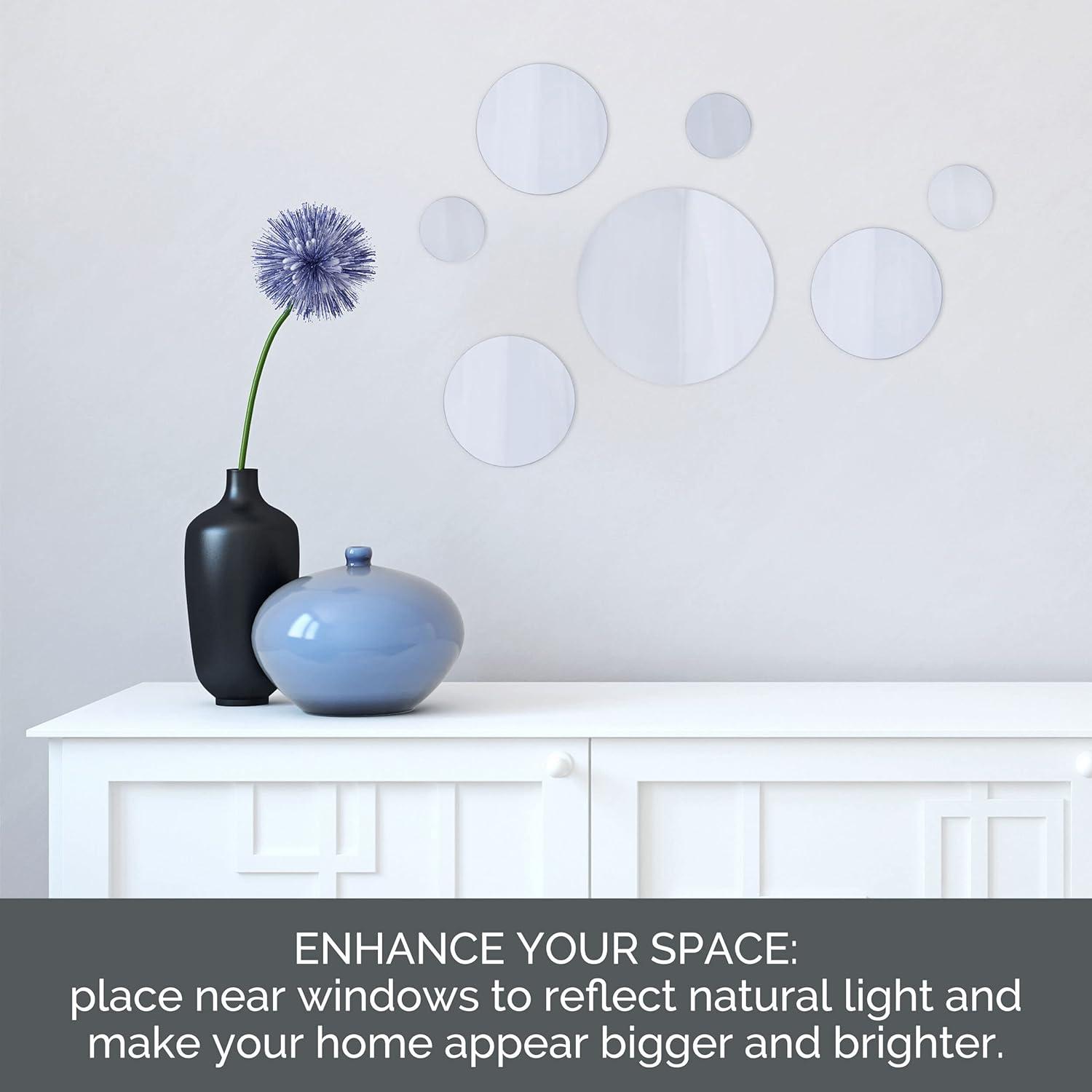 Elements Elements 7 Piece Round Mirror Set
