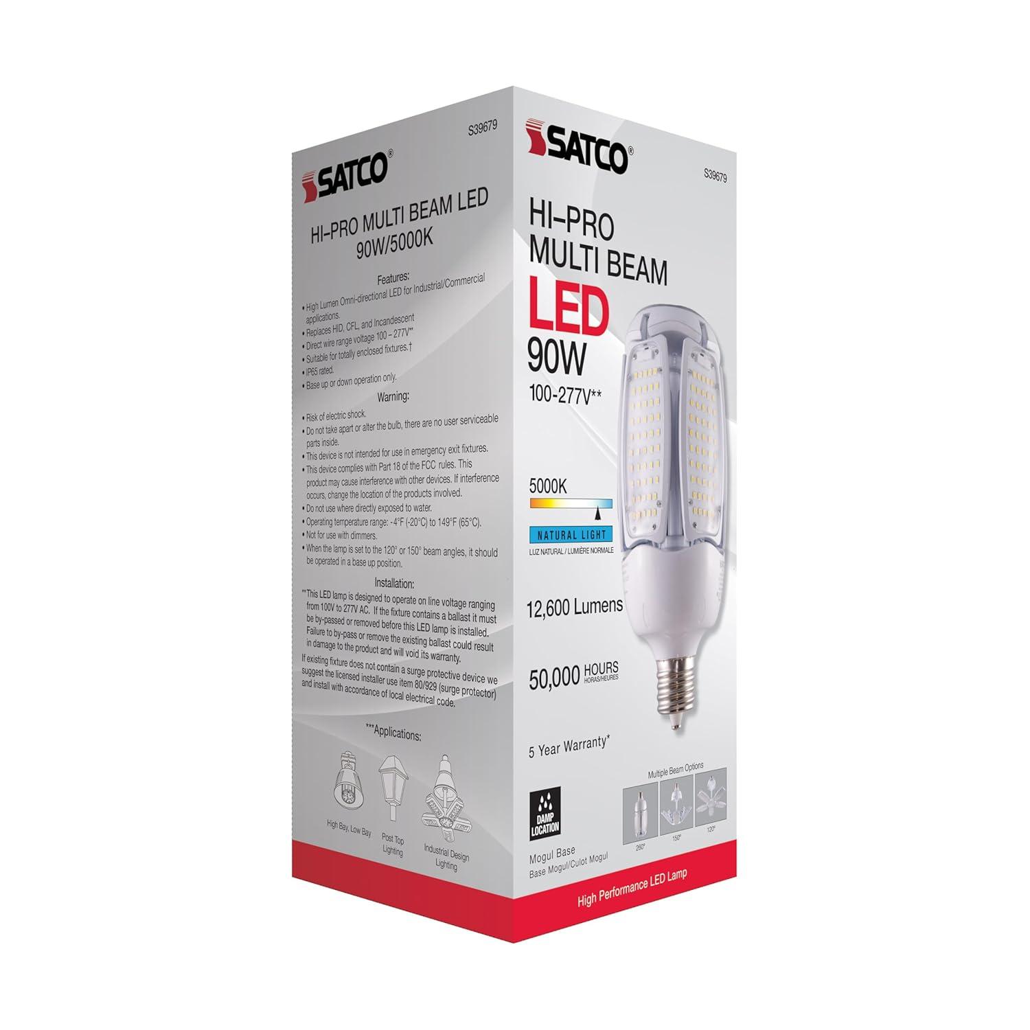 200 Watt Equivalent Corncob E26/Medium (Standard) 5000K LED Bulb