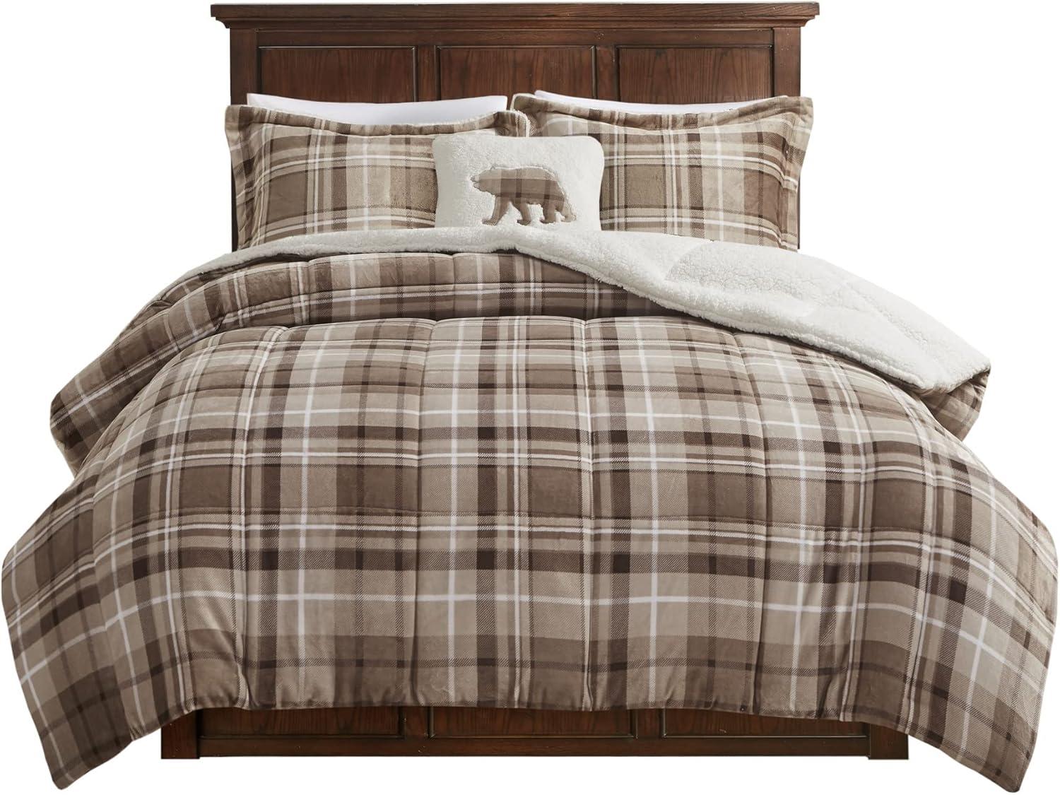 Woolrich Alton Plush to Sherpa Down Alternative Comforter Set