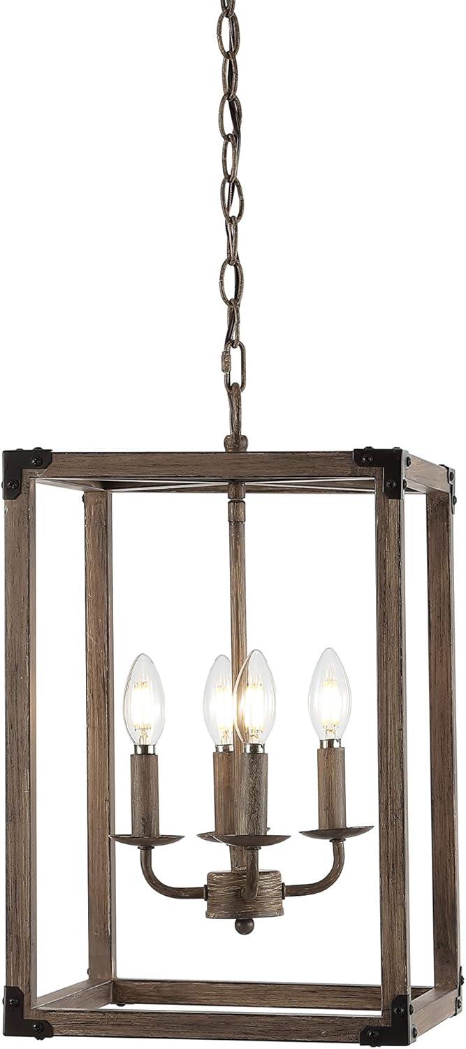 Magnolia Rustic 12" Farmhouse Iron LED Pendant - Oil-Rubbed Bronze