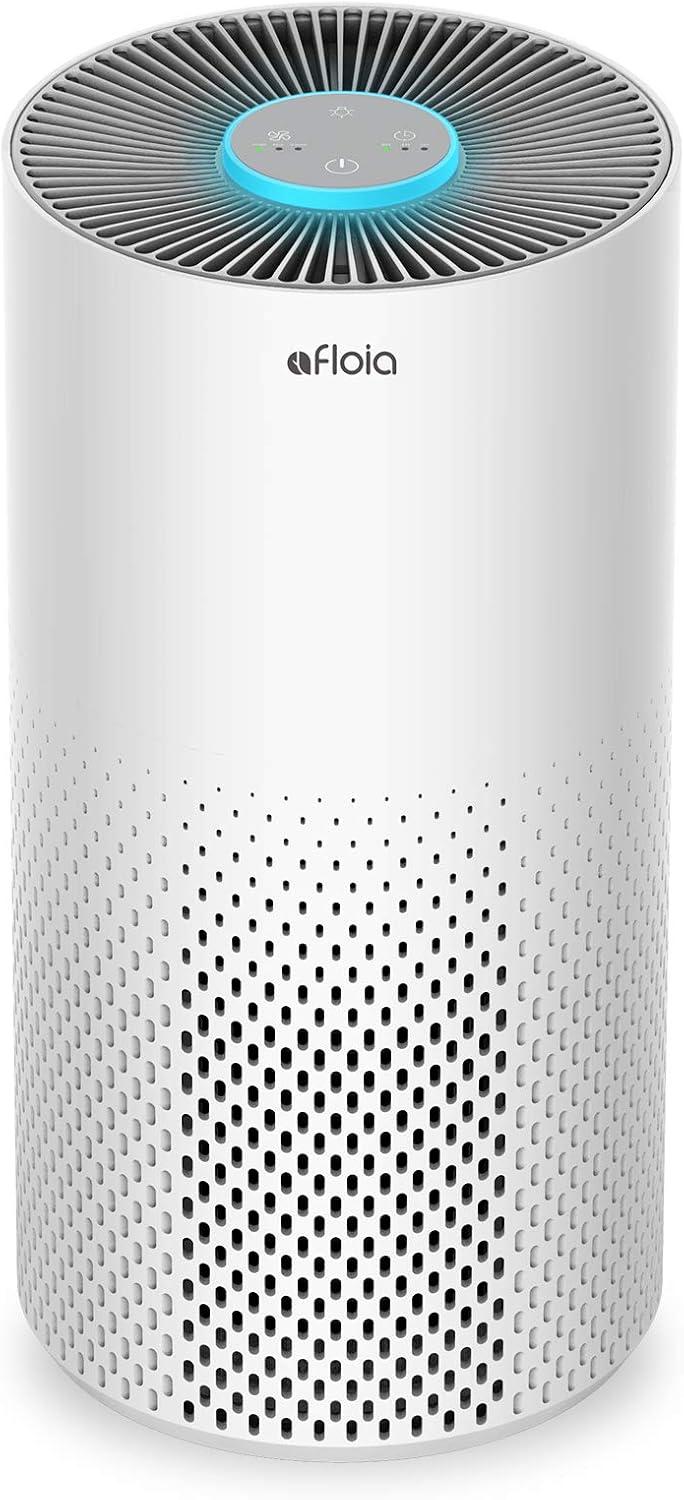 Afloia White HEPA Air Purifier with Odor Absorbing Filter