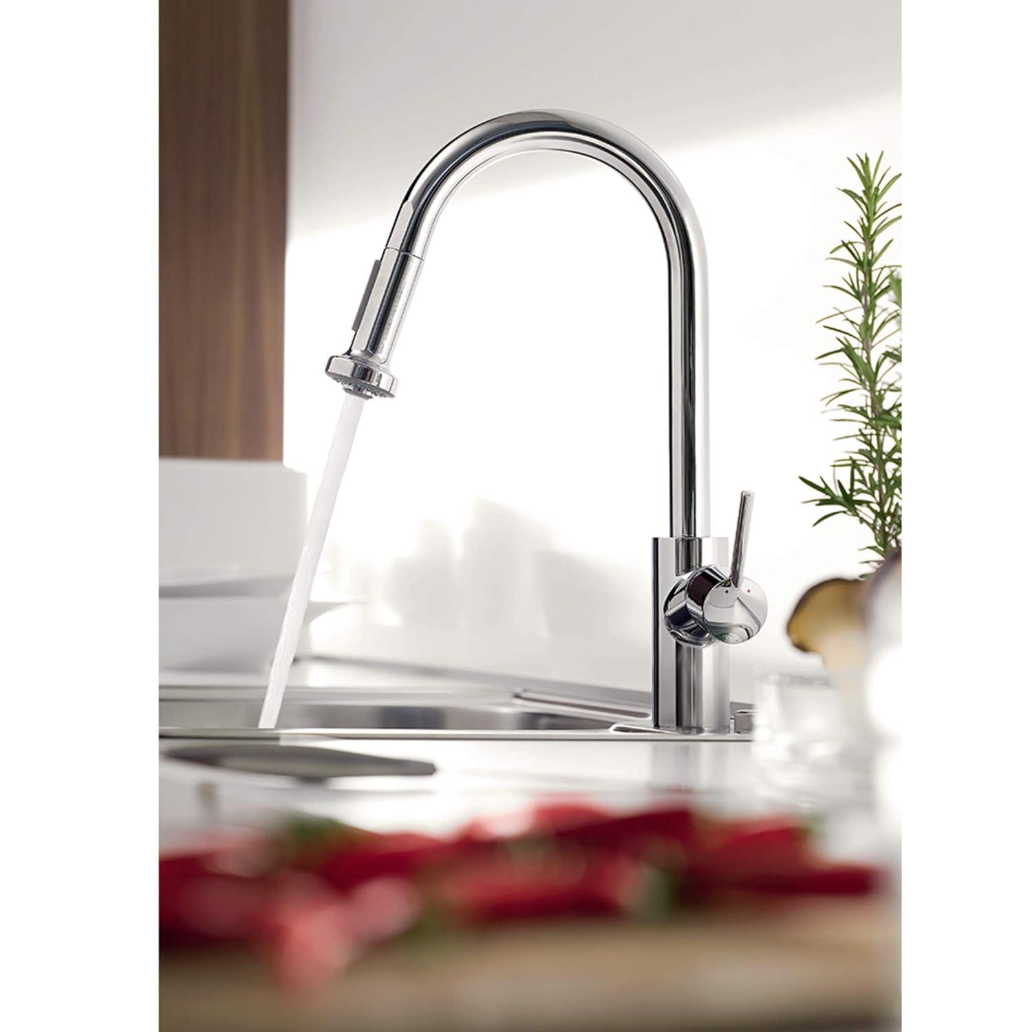 Talis S² Pull Down Single Handle Kitchen Faucet with Handle and Supply Lines