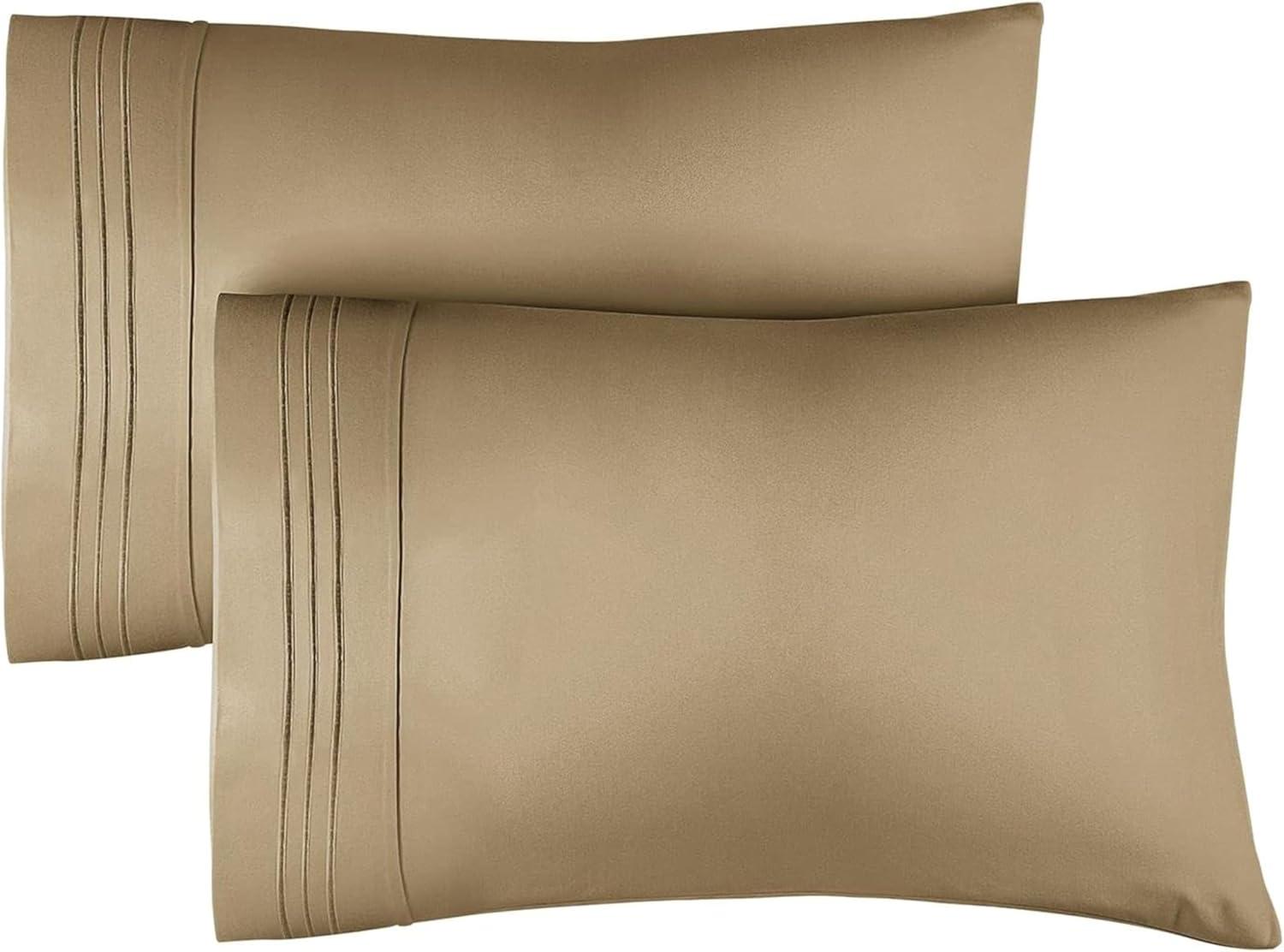 Hotel Quality Soft & Cooling Pillowcase Covers (Set of 2)