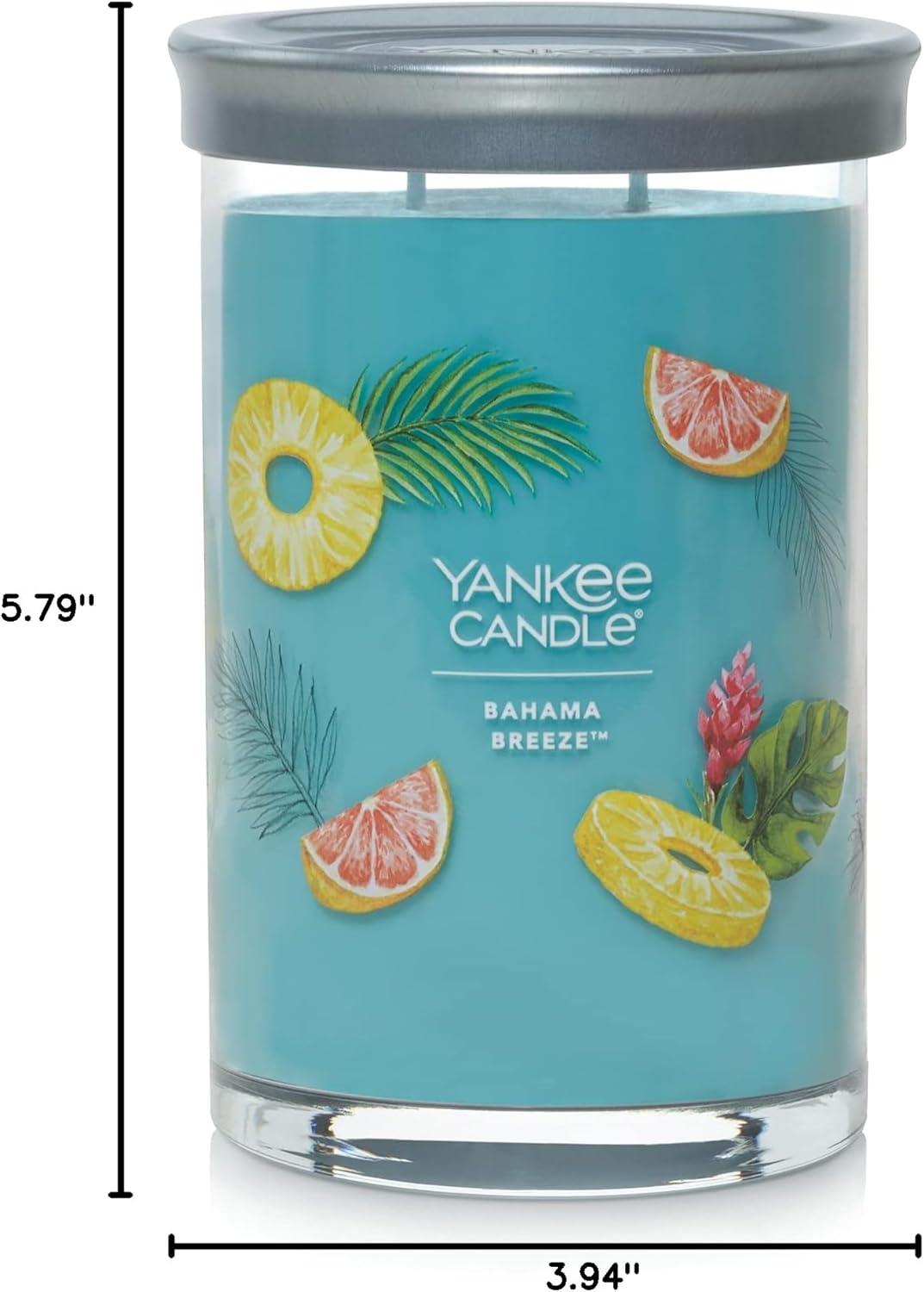 Bahama Breeze Blue Soy Large Tumbler Candle