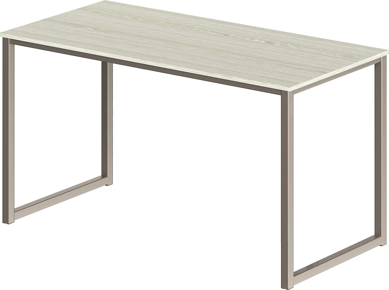 Modern Maple 48" Computer Desk with Steel Frame