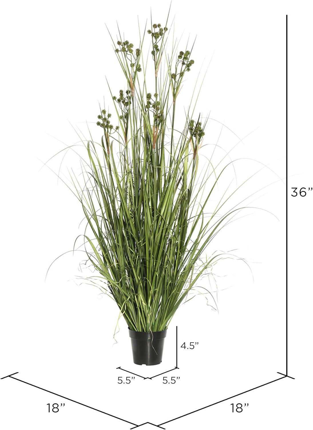 36'' Faux Grass in Pot