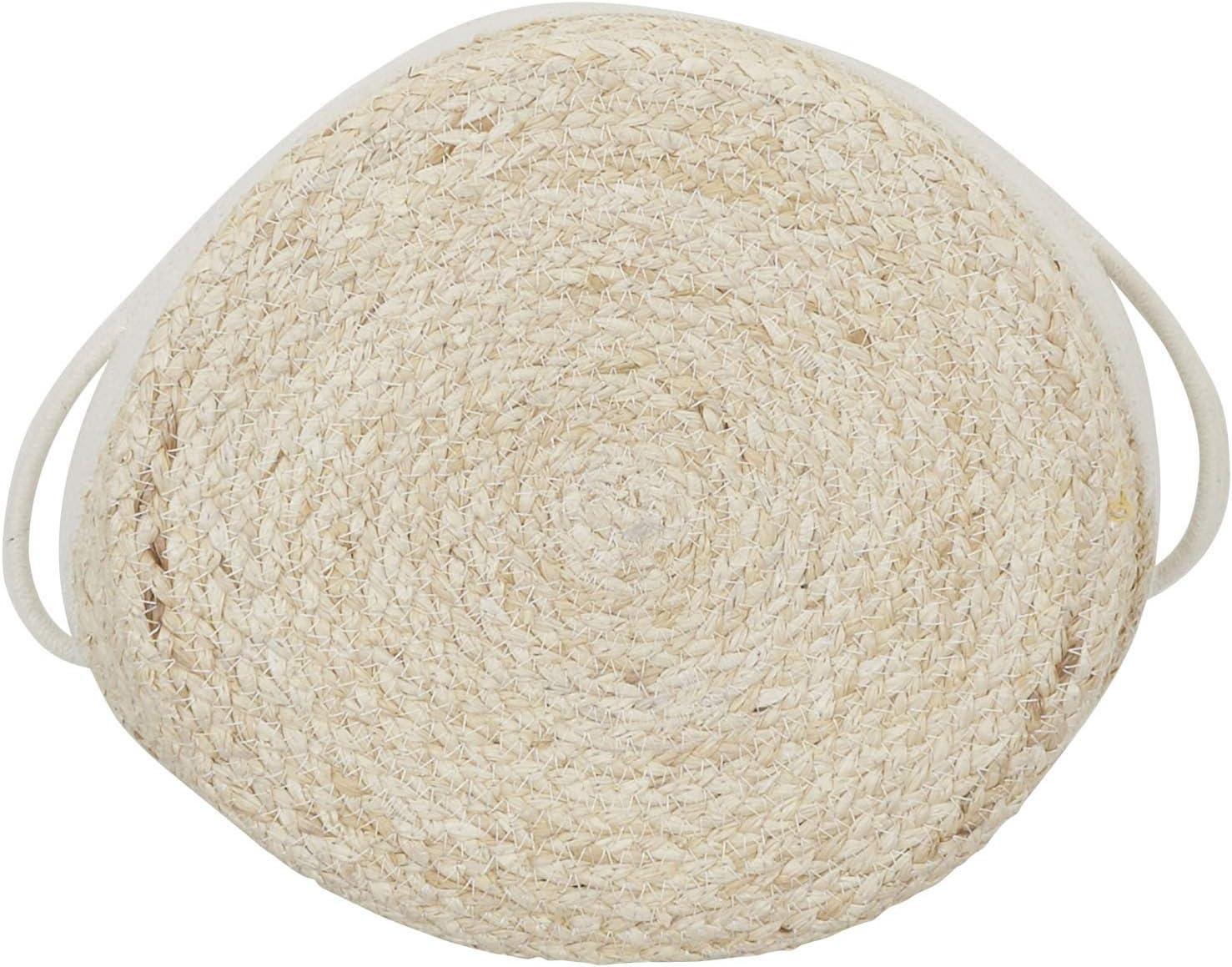 Household Essentials Cattail Woven Wicker Basket Set | Small Medium Large | Brown