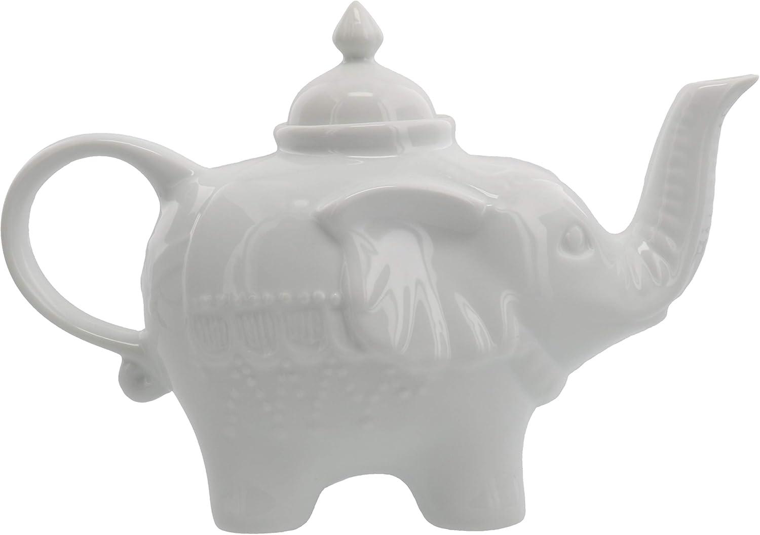 BIA Cordon Bleu BIA Cordon Bleu 28oz Porcelain Elephant Teapot,
