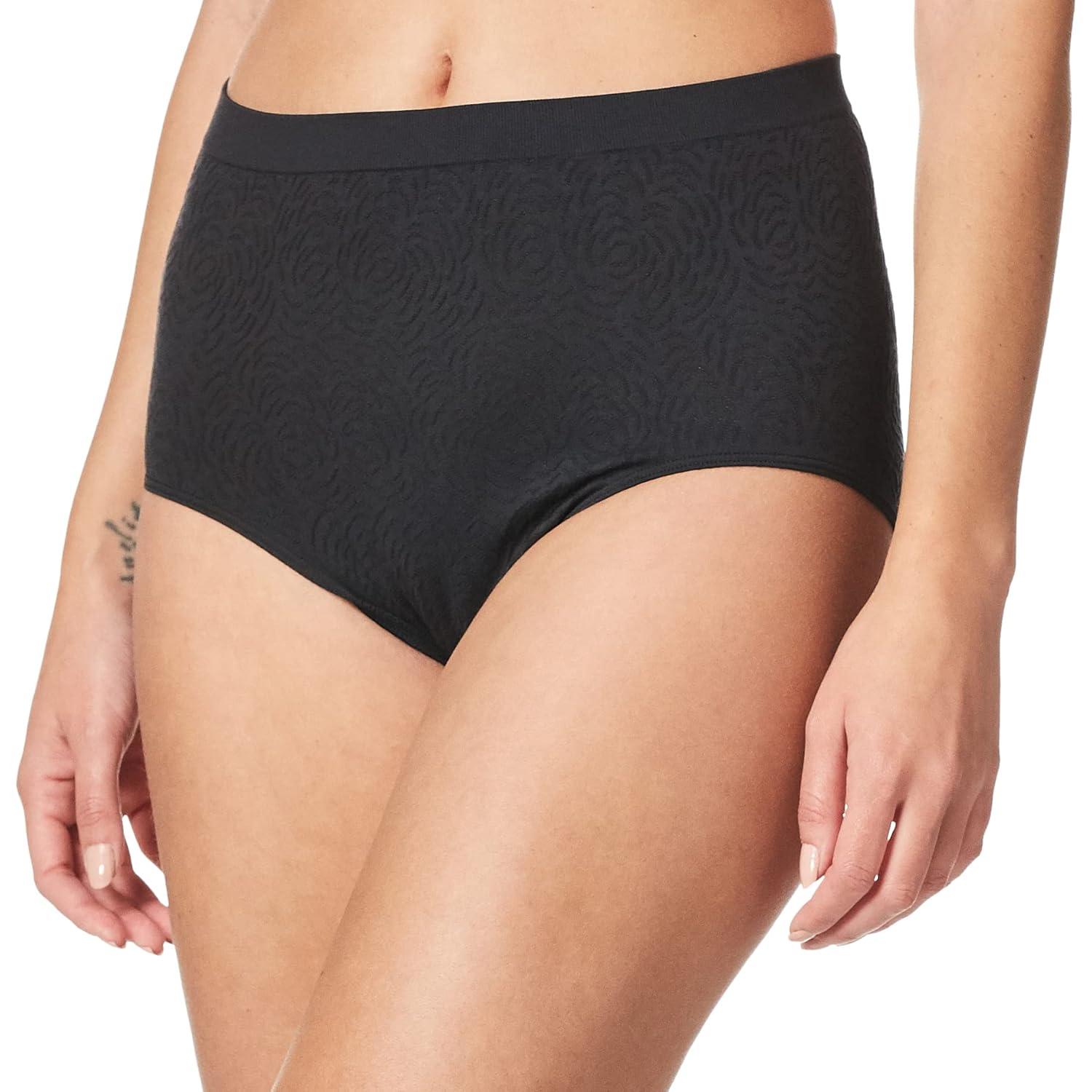 Bali Brief Comfort Revolution Seamless Tagfree Wicking High Rise Full Brief Cut