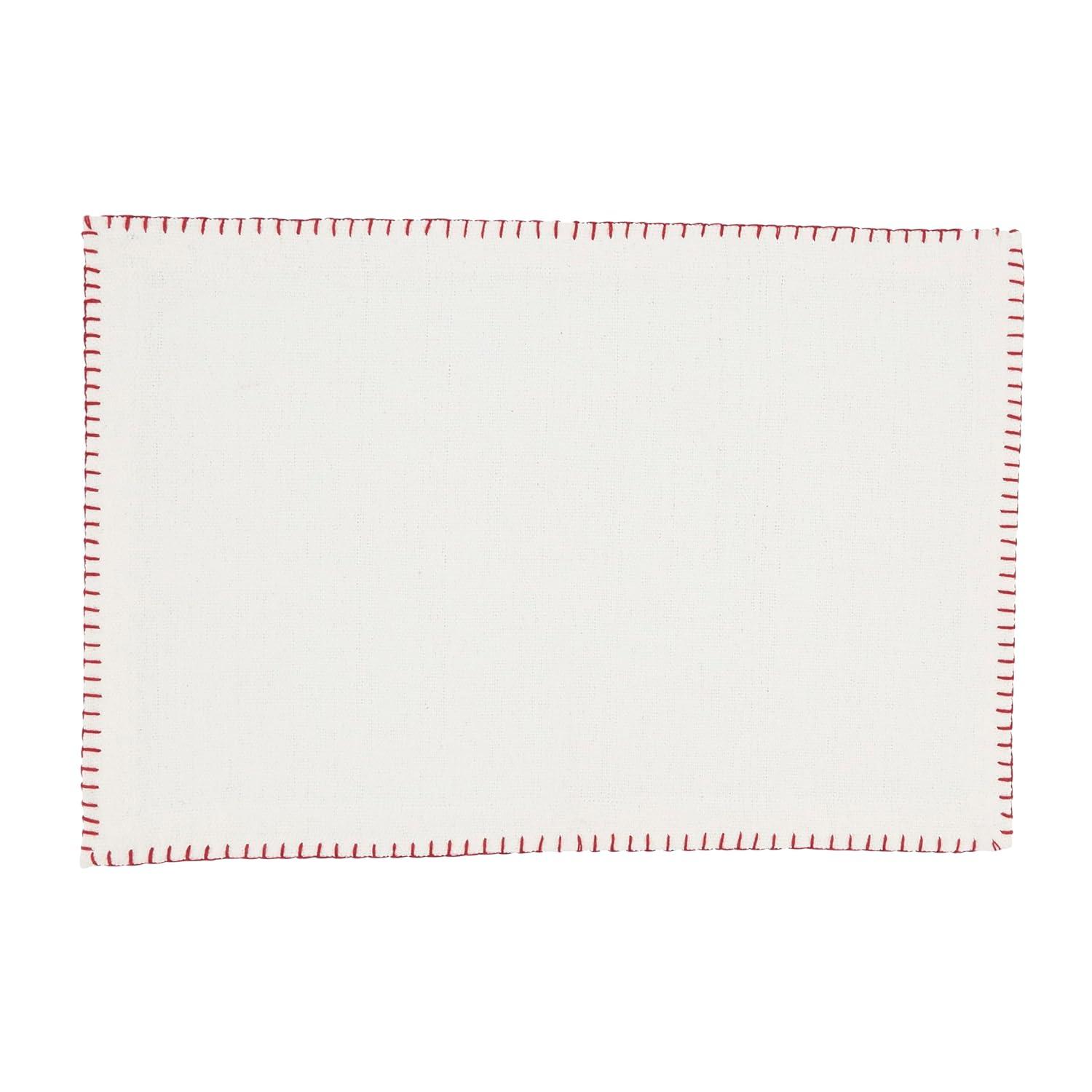 Saro Ivara Cotton Rectangle Placemat (Set of 12)