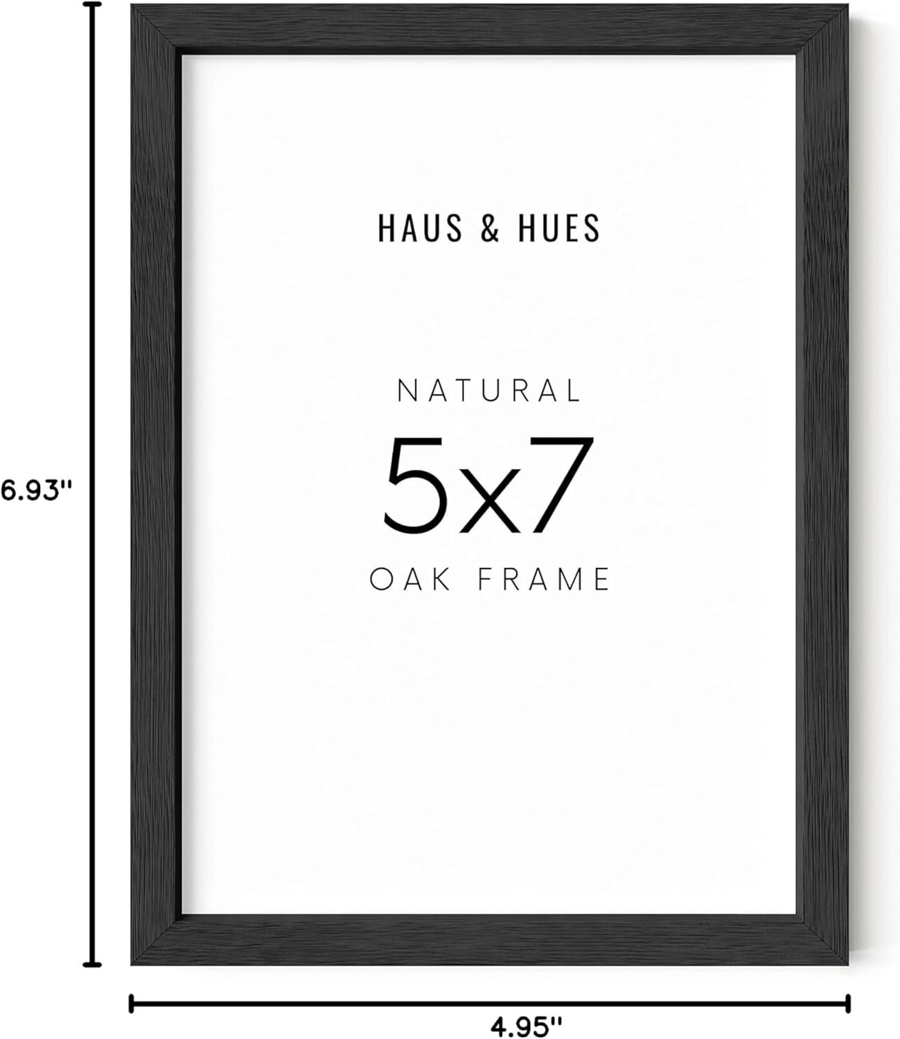 Haus and Hues Oak Wood Single Picture Frame