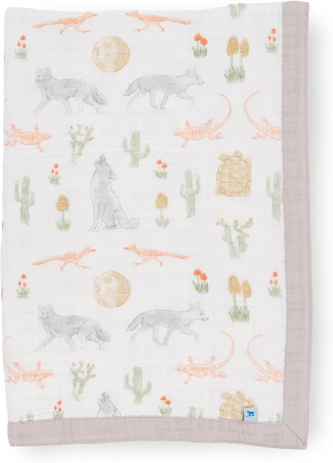 Desert Night Cotton Muslin Baby Quilt