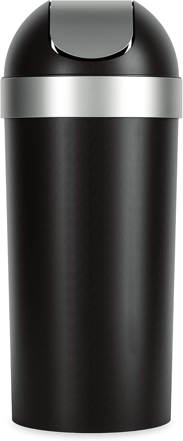 Umbra Venti Plastic Swing Top Kitchen Trash Can - 16 Gallons
