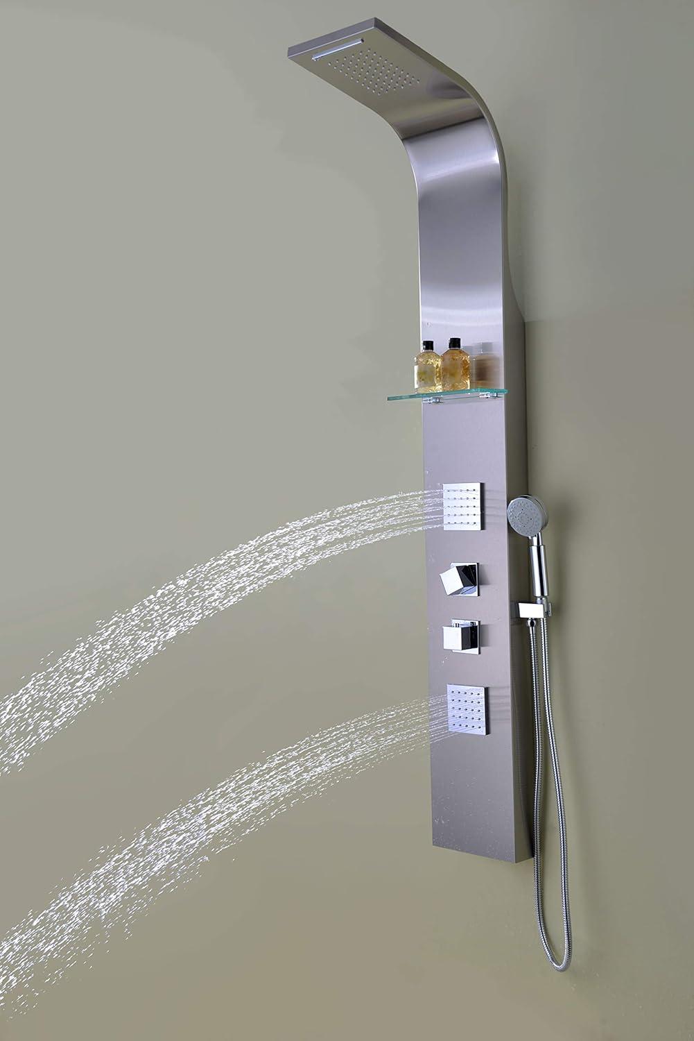 Niagara 64'' Shower Panel with Fixed Shower Head