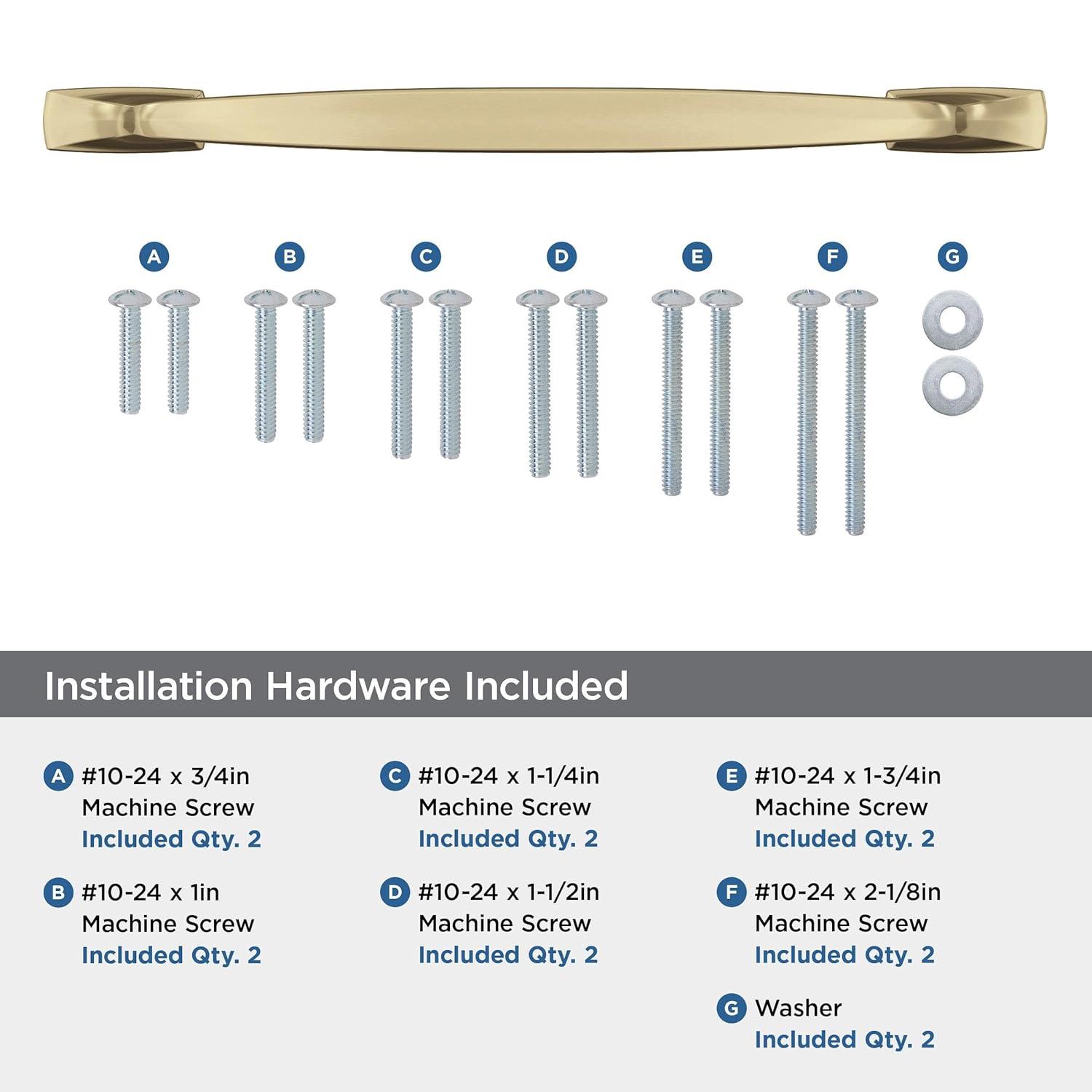 Amerock Highland Ridge 12 inch (305mm) Center-to-Center Champagne Bronze Appliance Pull