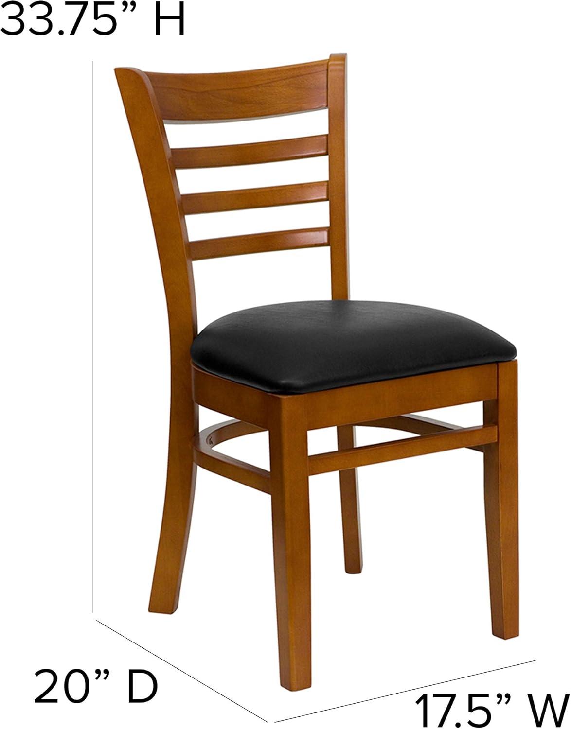 Red Barrel Studio® Ladder Back Wooden Restaurant Chair
