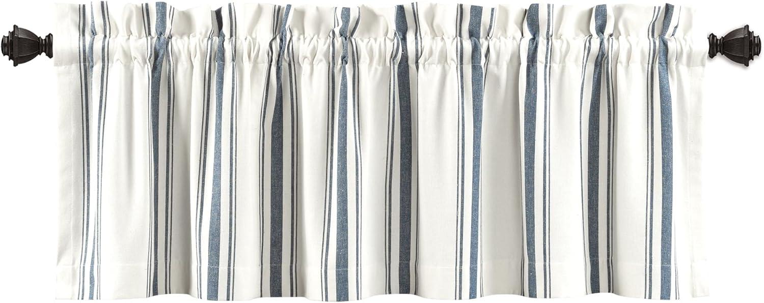 Lush Decor Striped Cotton Tailored Window Valance