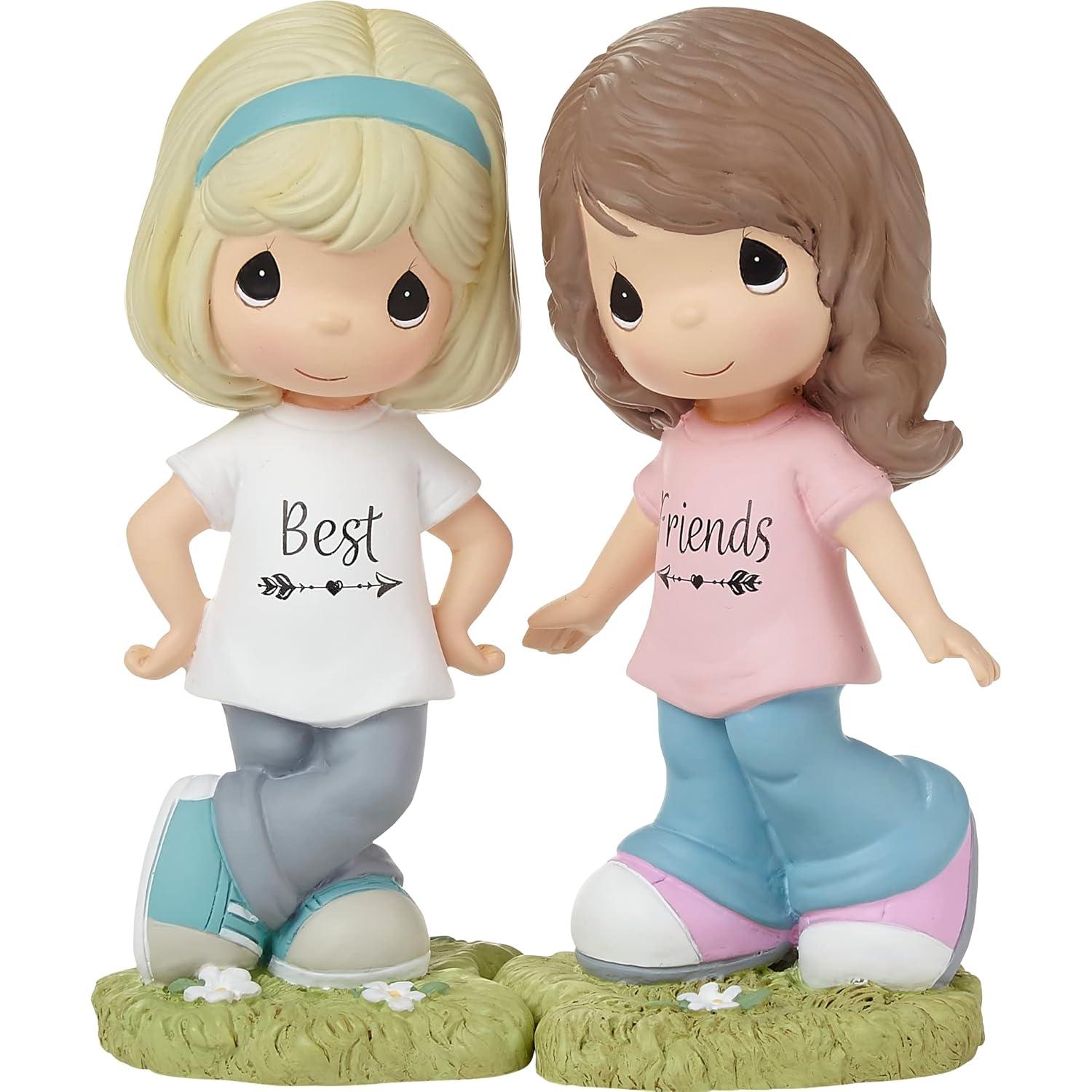 Precious Moments True Friends Are Never Apart 2-Piece Friendship Figurine Set