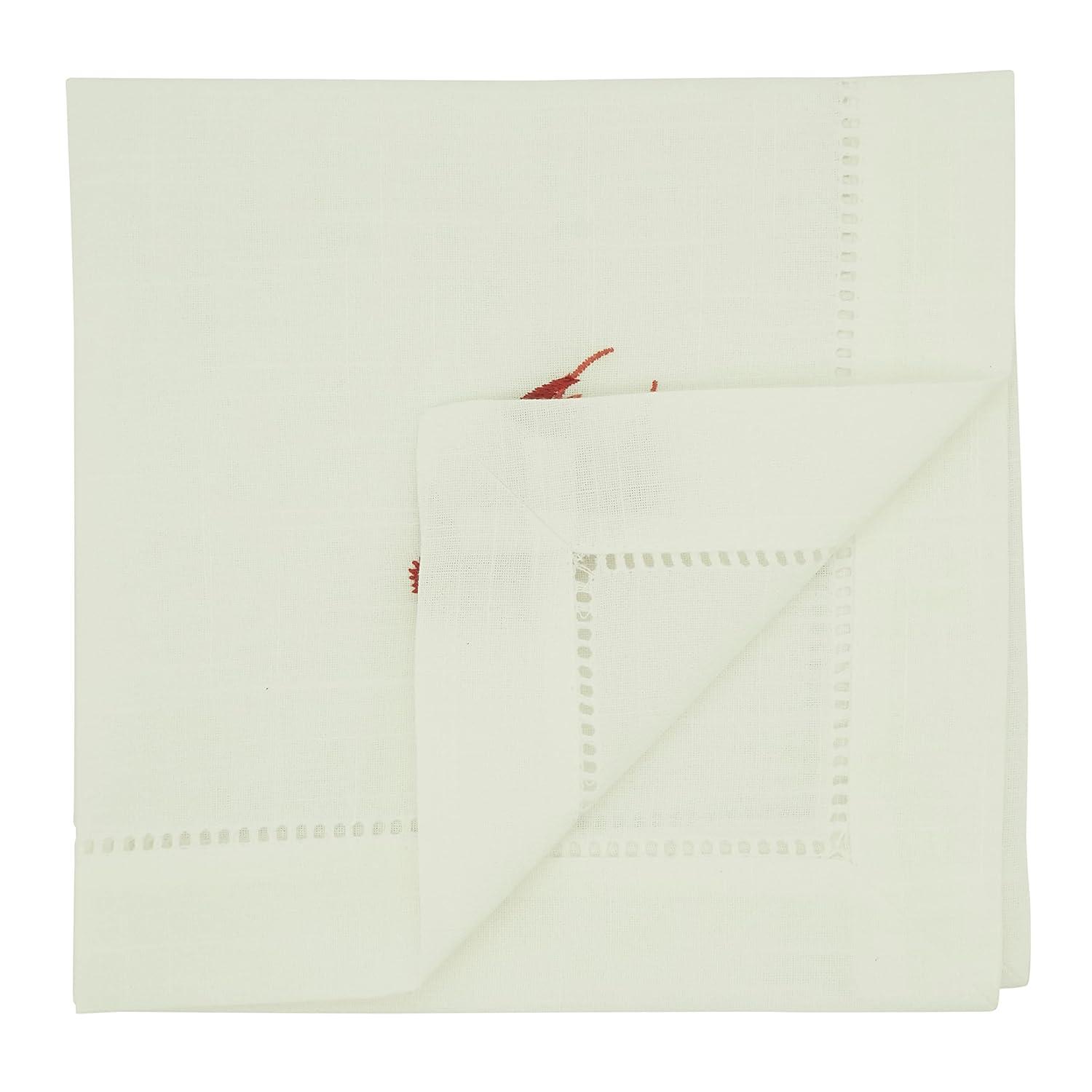 Saro Rab Polyester Animals/Nature Square Napkin (Set of 4)