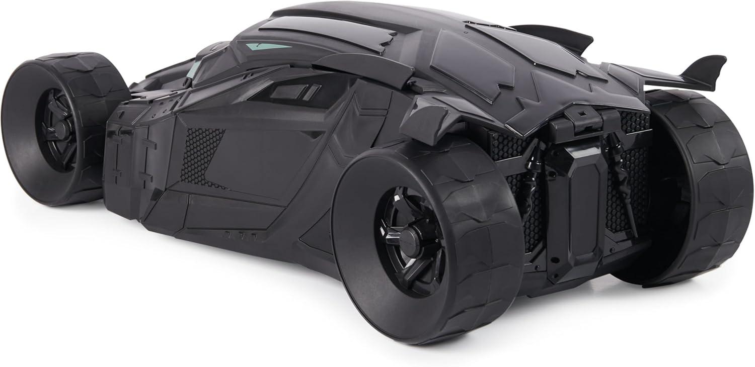 12-Inch Black Plastic Batman Batmobile Toy Car