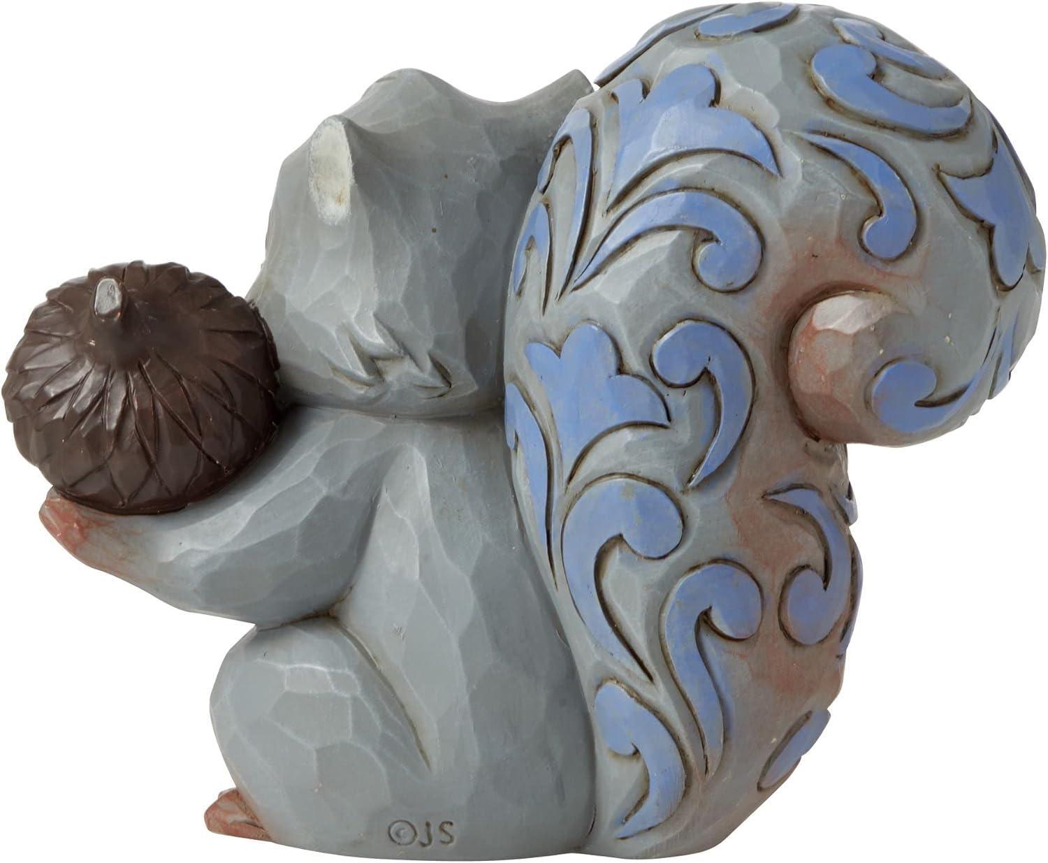 Enesco Jim Shore Heartwood Creek Mini Squirrel, Figurine, 3.5 Inch, Multicolor