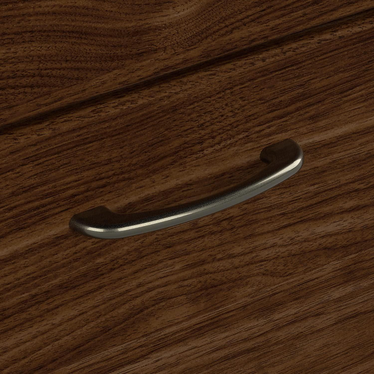 Cabot L Desk with Hutch & File Cabinet in Modern Walnut - Engineered Wood