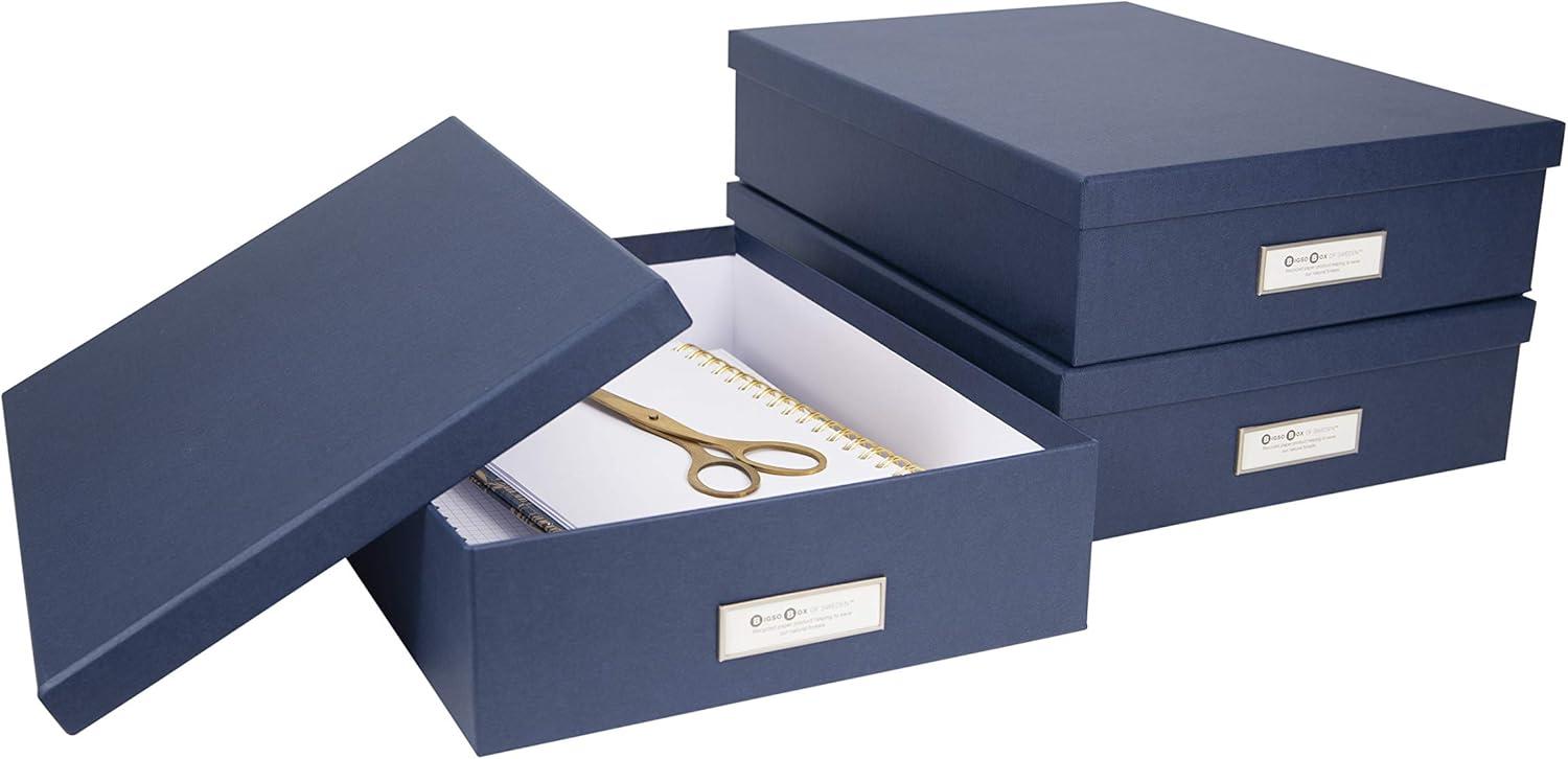 Bigso Oskar Document/Letter Box, Navy