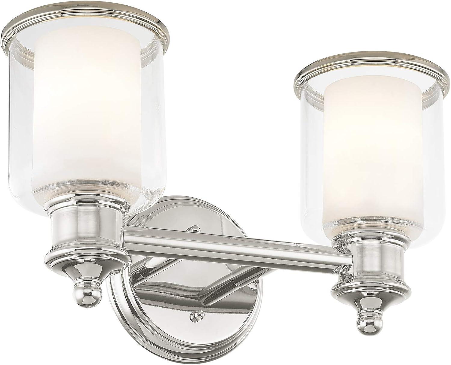 Livex Lighting Middlebush 2 - Light Vanity in  Polished Nickel