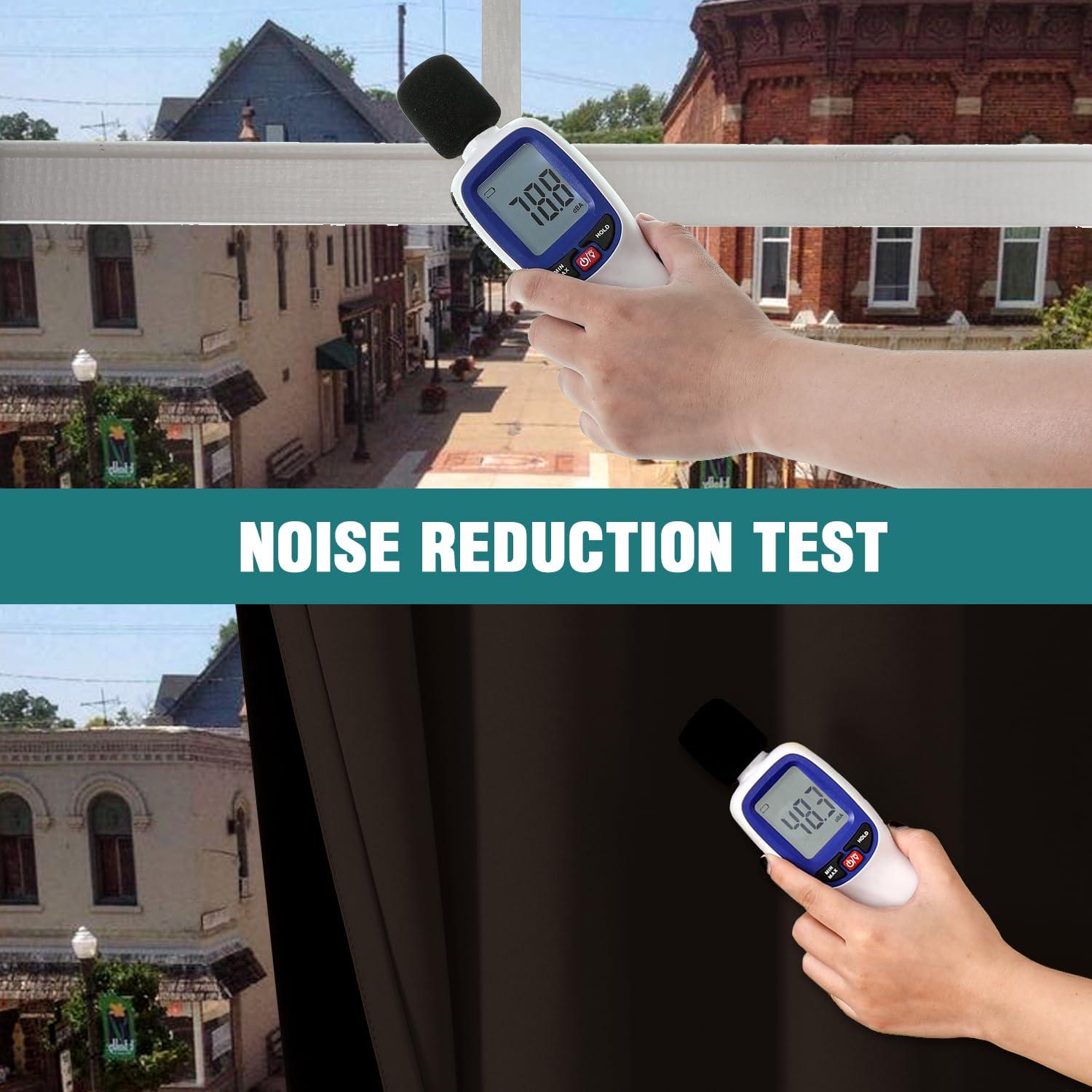 ChrisDowa Grommet Blackout Curtains for Bedroom and Living Room - 2 Panels Set Thermal Insulated Room Darkening Curtains (Black, 42 x 63 Inch)