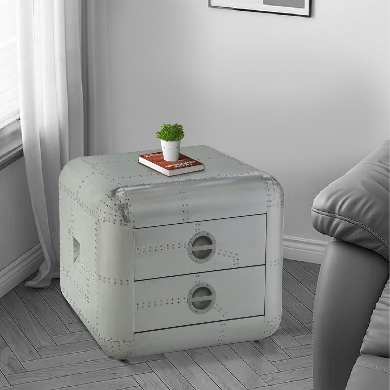 17 Stories Amman 2 - Drawer End Table