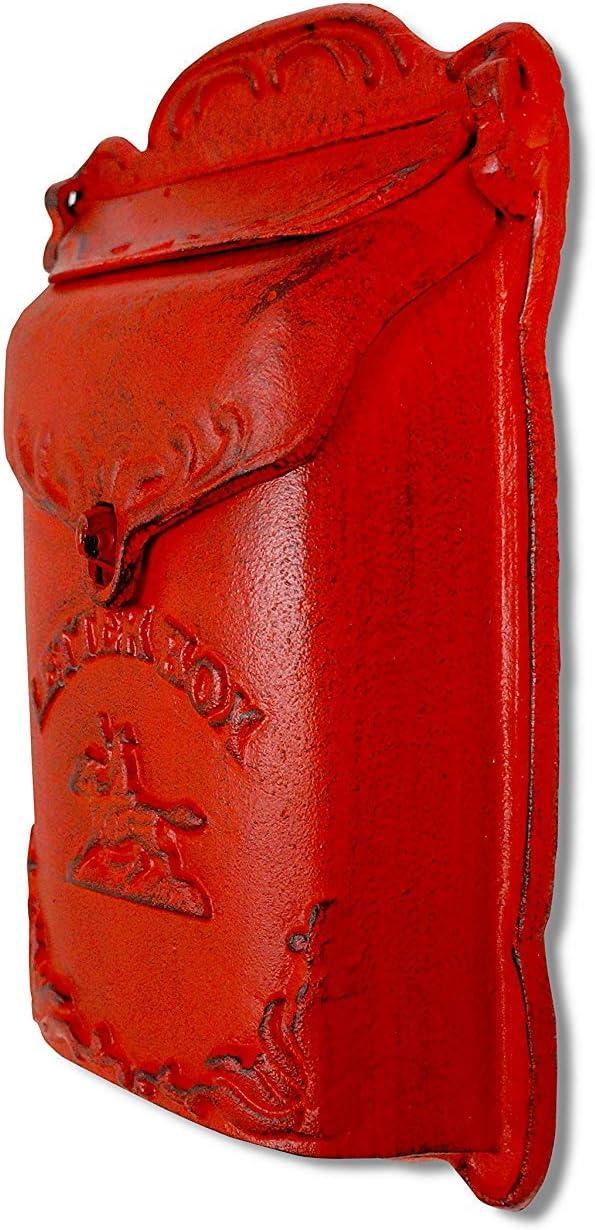 Cara Cast Iron Wall Mounted Mailbox