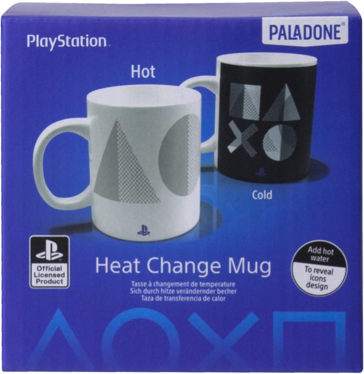 Paladone Products Ltd. PlayStation PS5 Heat Change 10 Ounce Ceramic Mug