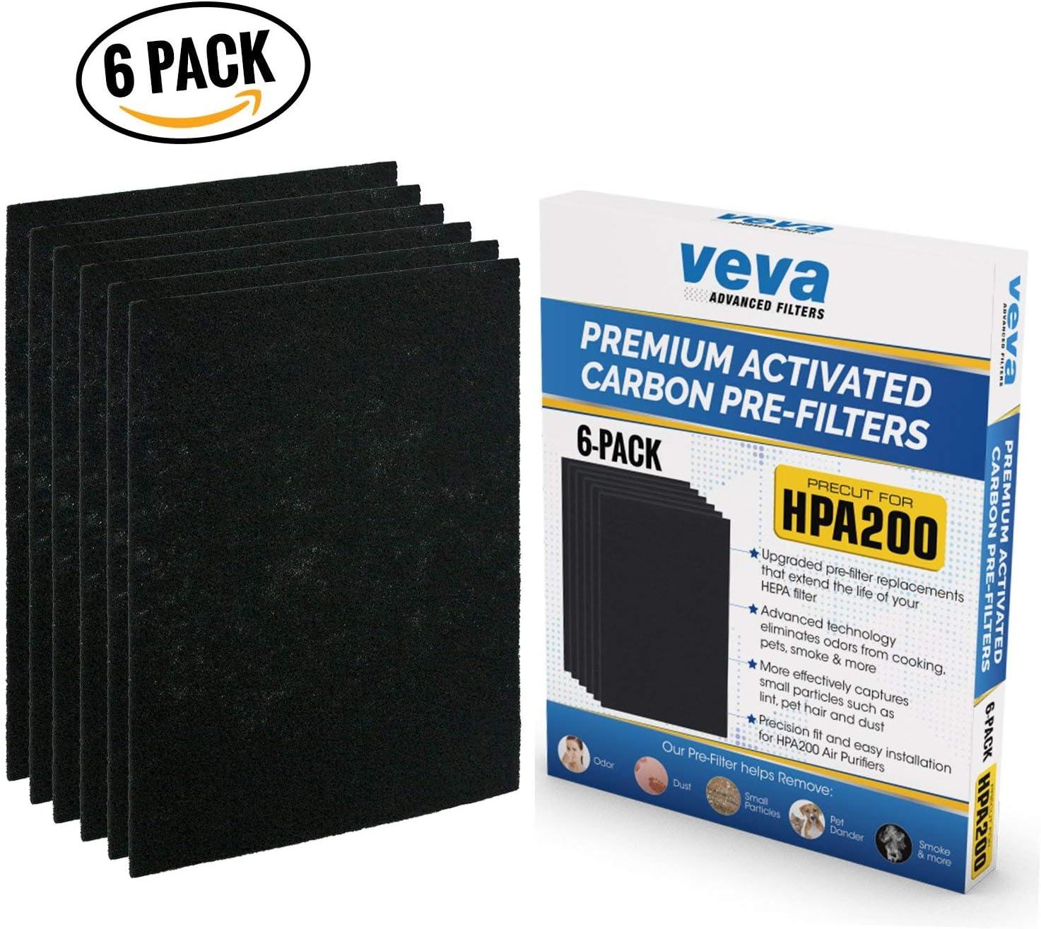 Black Activated Carbon Pre-Filters for HPA200 Air Purifier