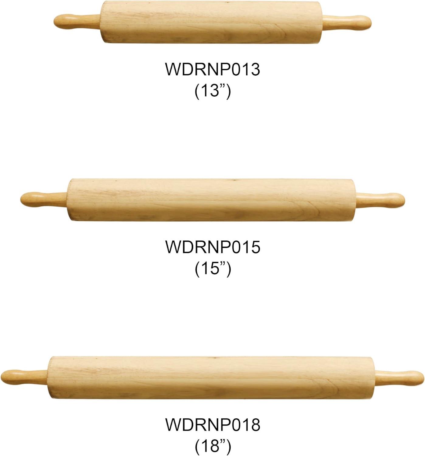 Thunder Group Inc. Wood Standard Rolling Pin