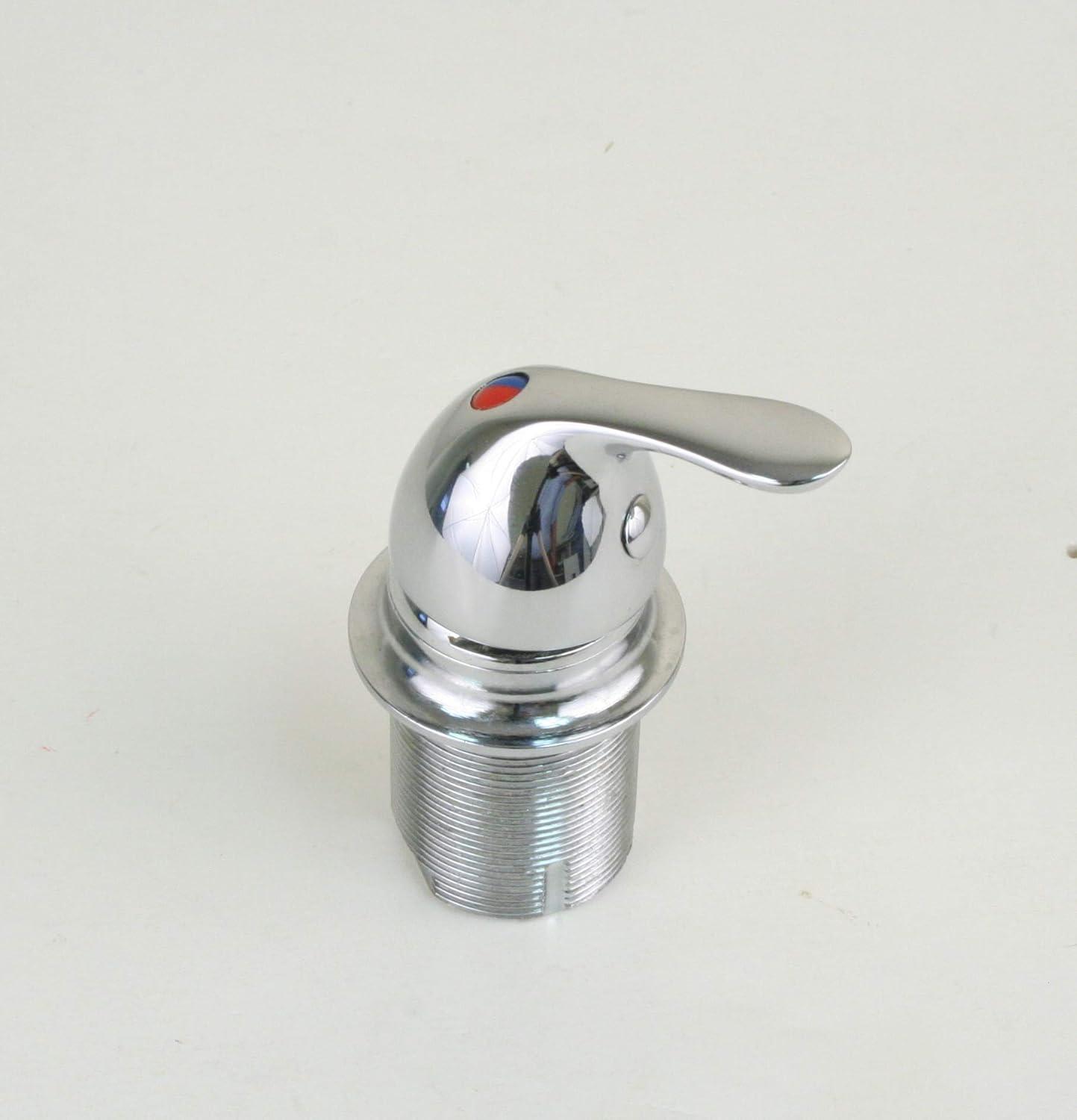 Scandvik Chrome Compact Shower Control Mixer - Single Lever [10500P]