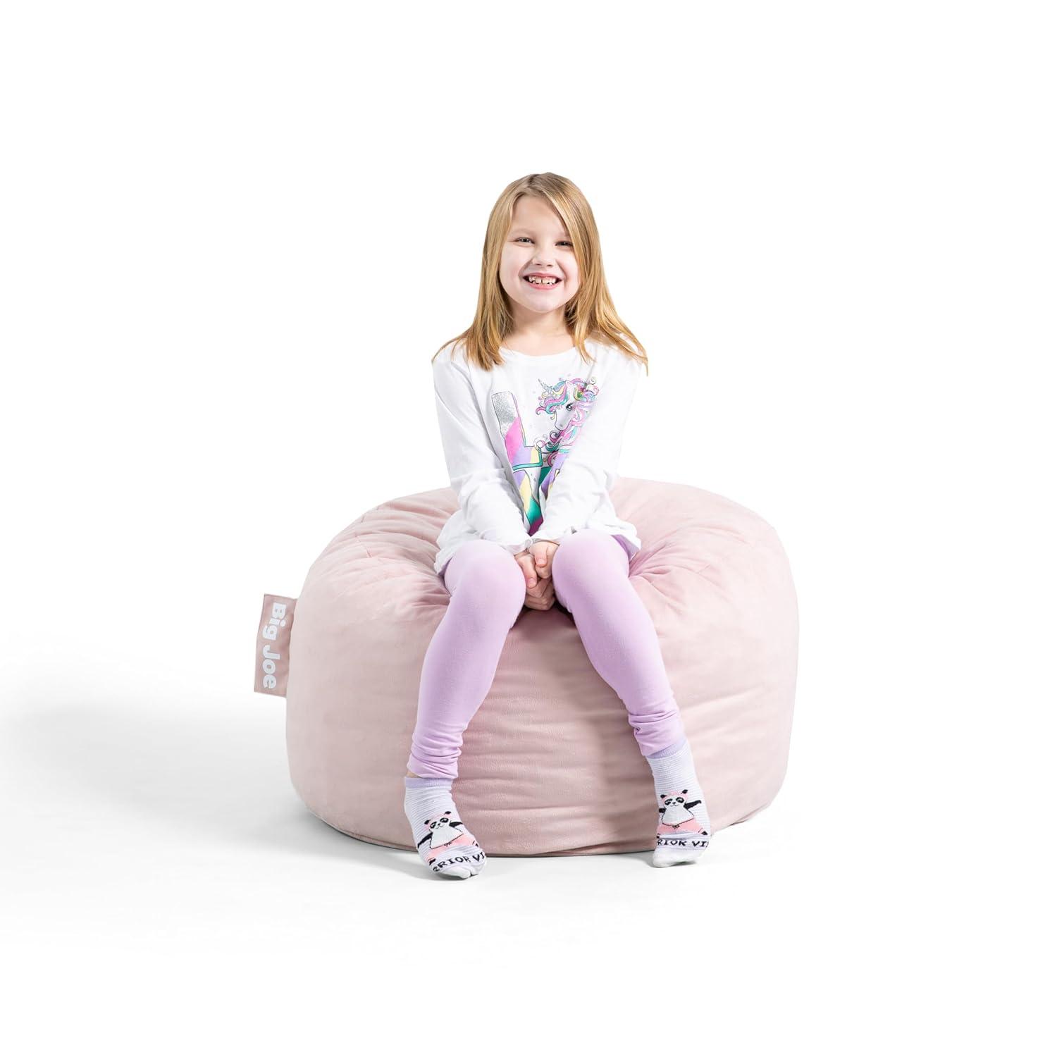 Big Joe Fuf Small Foam Filled Plush Bean Bag Chair Plush, 2ft